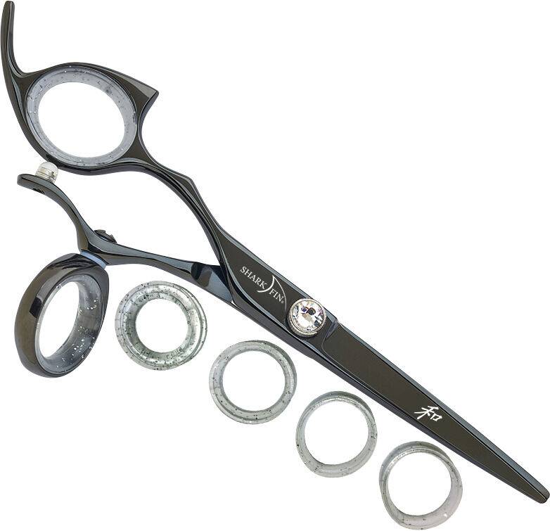 Left Hand Pro Swivel Black Titanium Cutting Shear