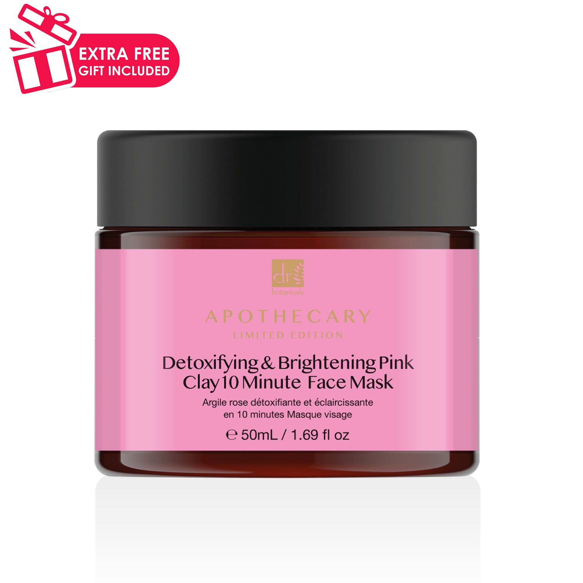 Detoxifying & Brightening Pink Clay 10 Minute Face Mask 1.69  oz