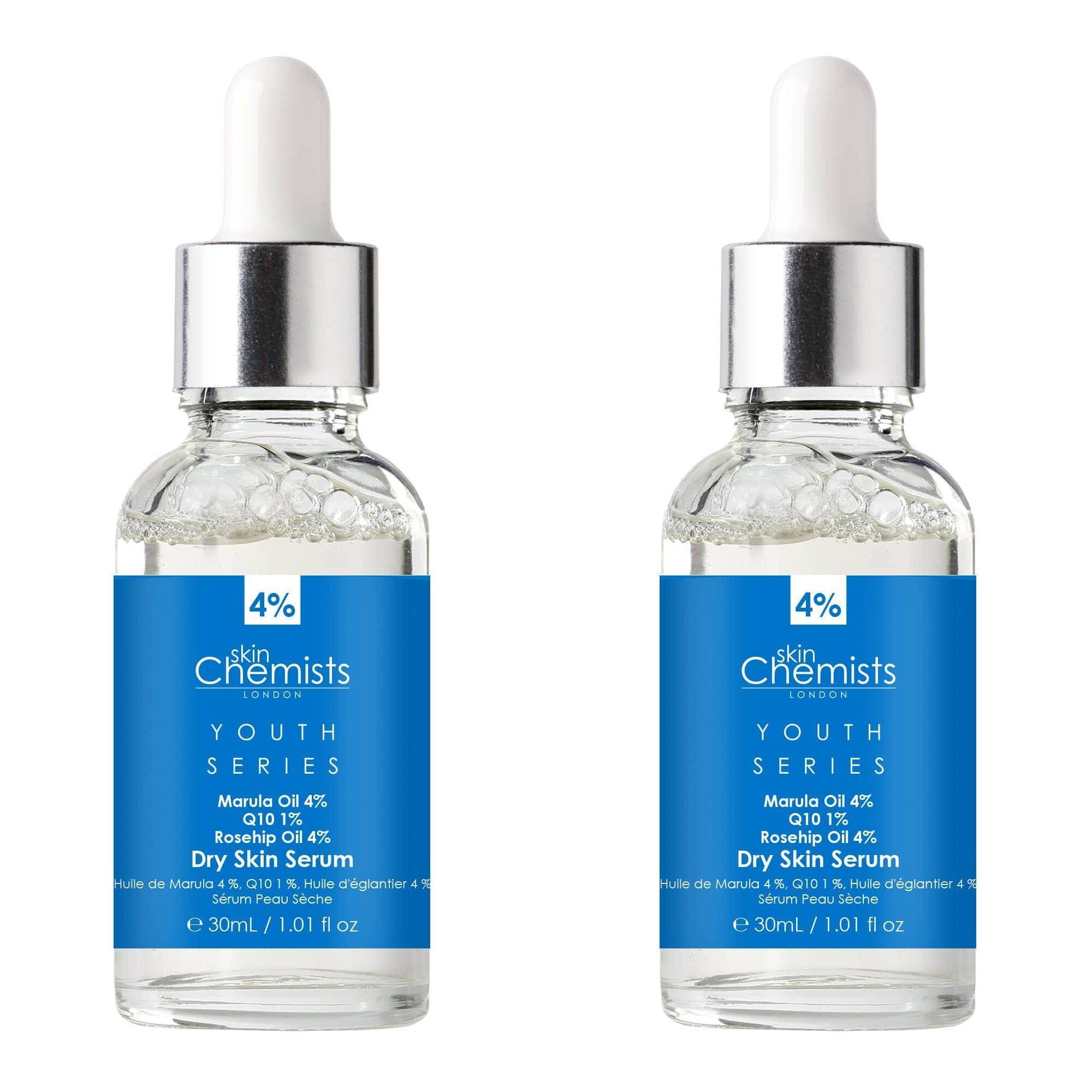 Youth Series Dry Skin Serum with Marula Oil, Q10 & Rosehip Duo