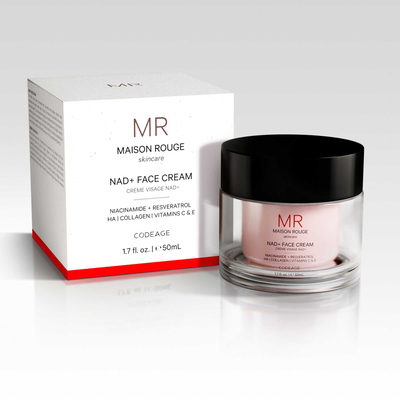 Codeage NAD+ Face Cream - Glutathione, Collagen, Vitamin E - All Skin Types Codeage NAD+ Face Cream - Glutathione, Collagen, Vitamin E - All Skin Types