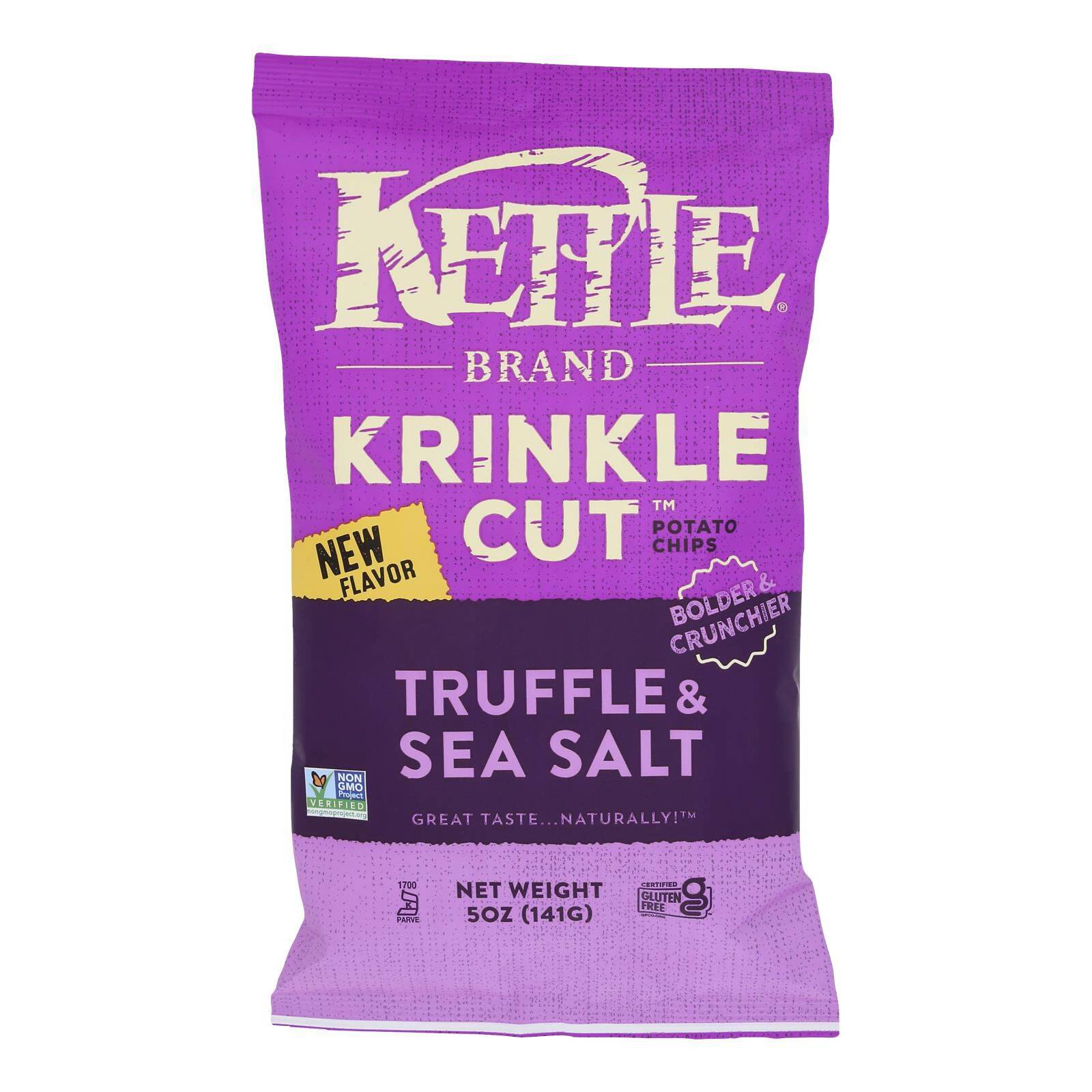 Krinkle Cut Truffle Sea Salt Chips - Case Of 15, 5 Oz