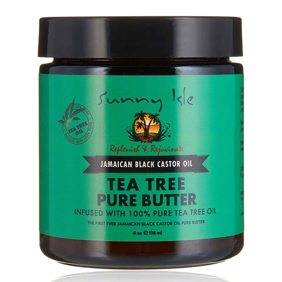 Jamaican Black Castor Oil Pure Butter with Tea Tree Oil - 4 oz