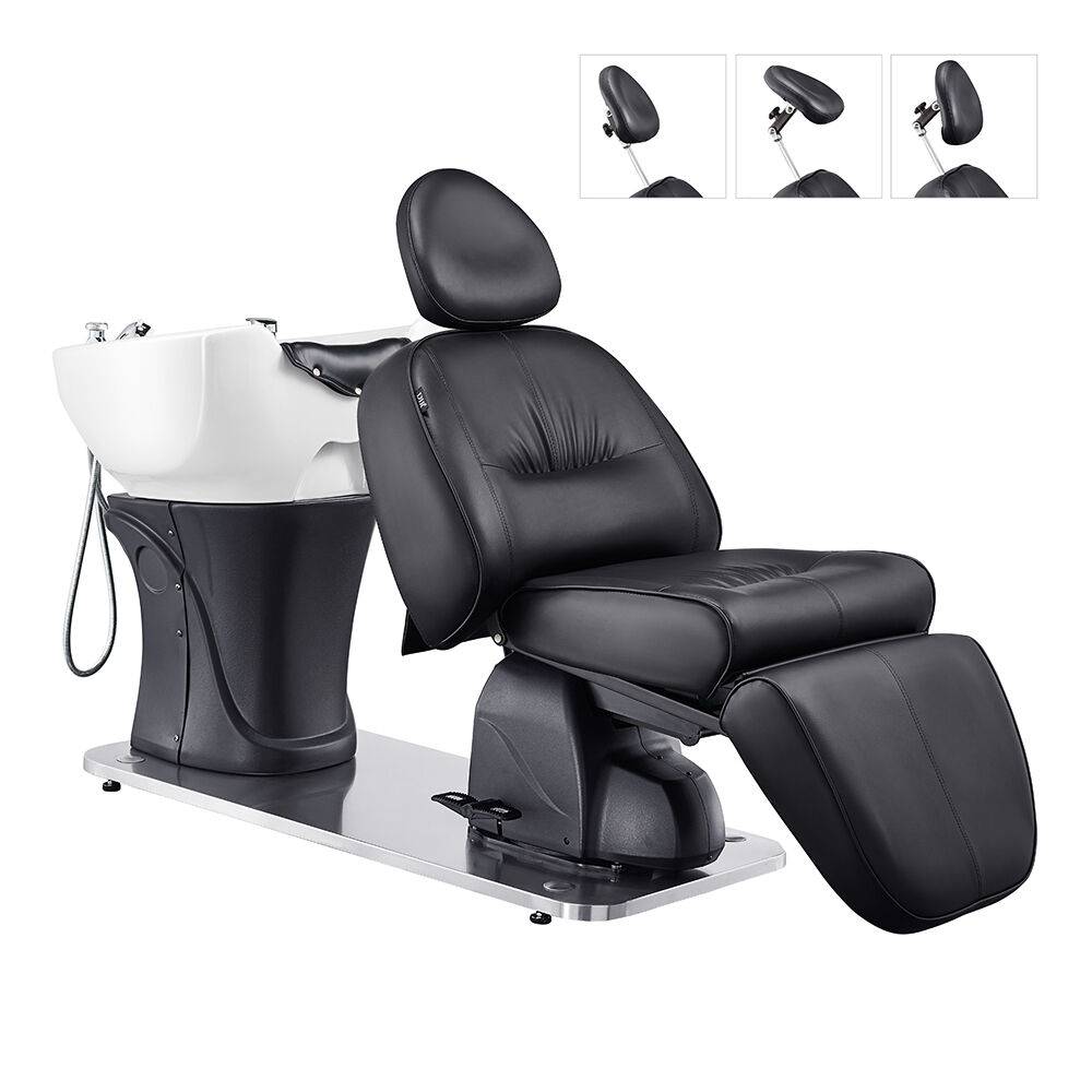 Maximus Full Recline Shampoo Backwash Unit Rotating Seat