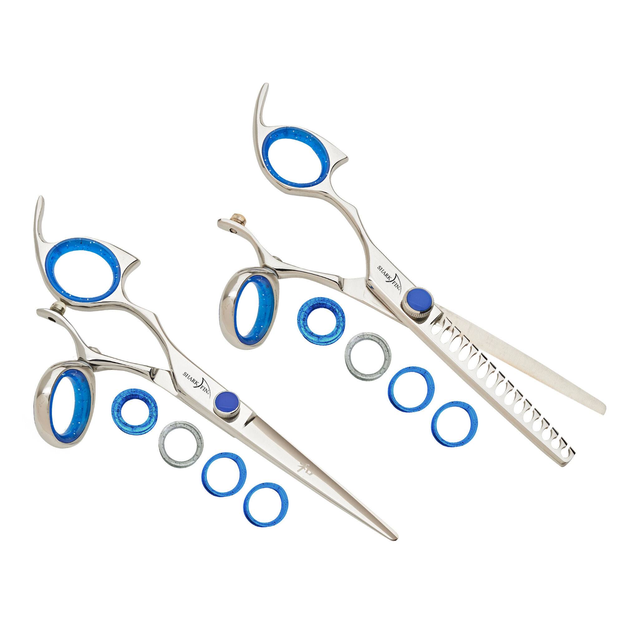 Left Hand 15 Tooth Stainless + Cutting Shear Set