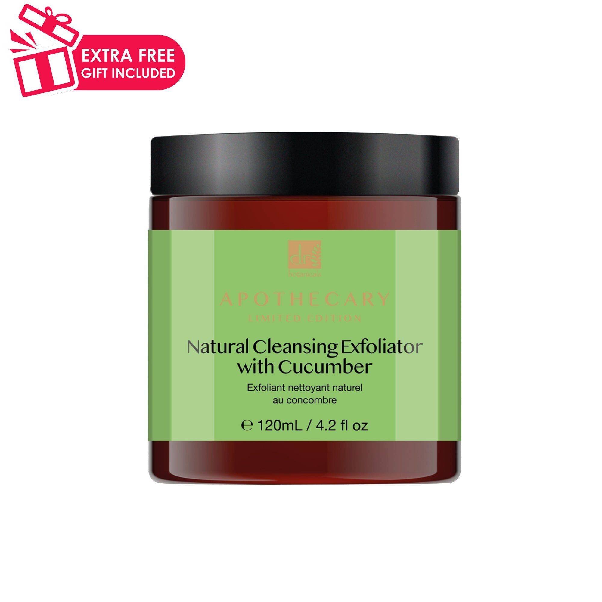 Natural Cleansing Exfoliator with Cucumber 120ml