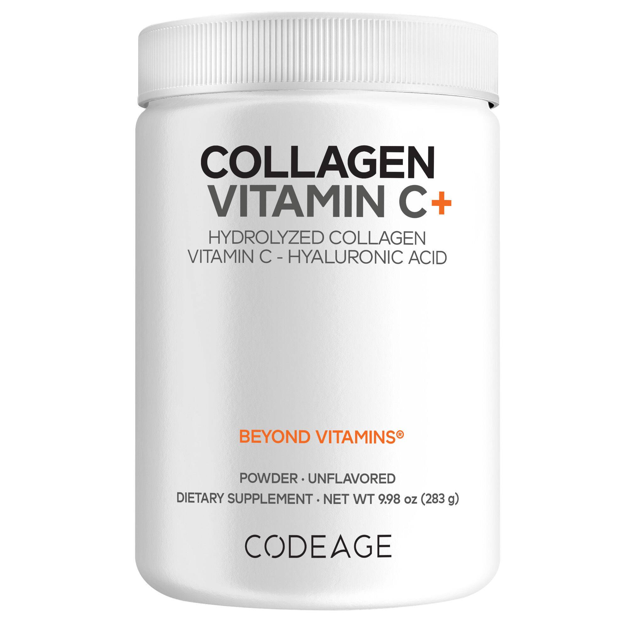Collagen Peptides Powder + Vitamin C Grass-Fed Collagen Per Serving