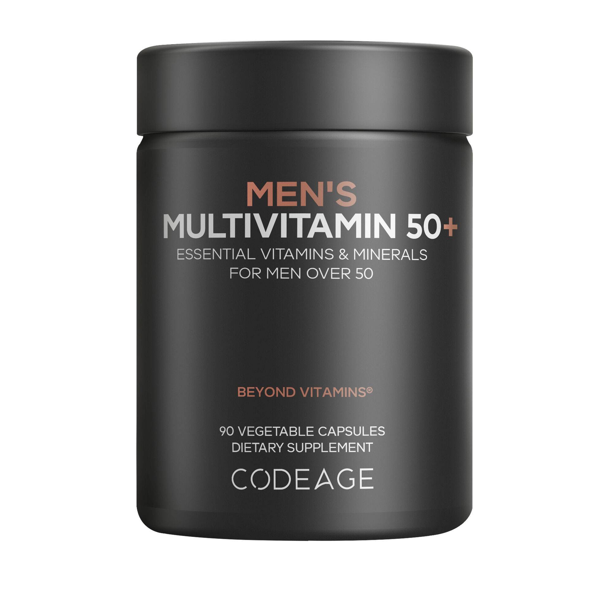 Men's Multivitamin 50+ Supplement - Vitamins for Men Over 50 Years Old