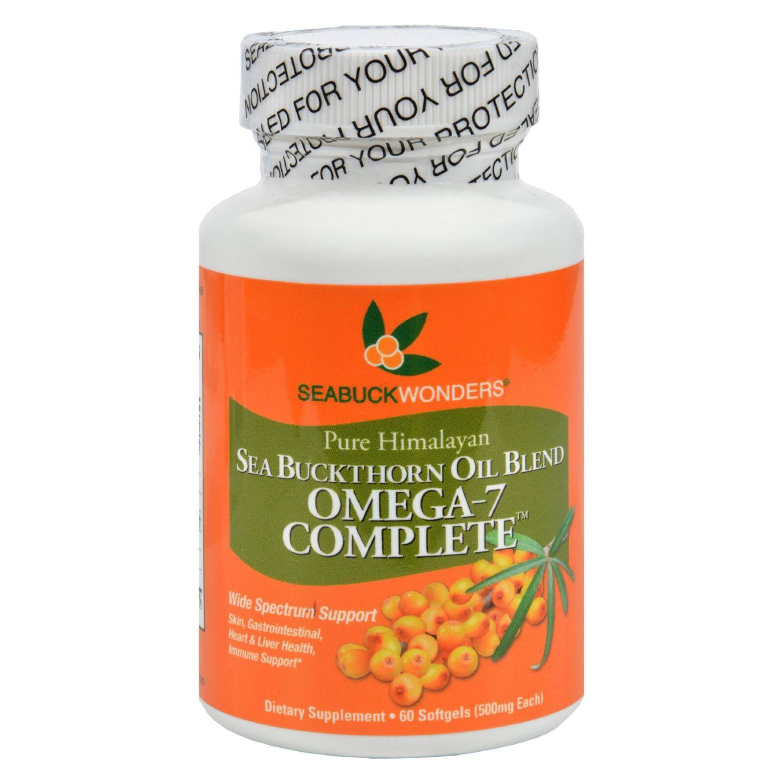 Sea Buckthorn Omega 7 Complete - 500 Mg - 60 Softgels