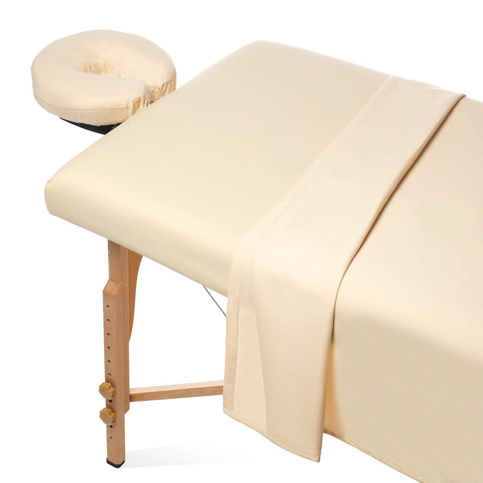 3pc Microfiber Massage Table Sheet Set - Salon Spa Facial Bed Covers
