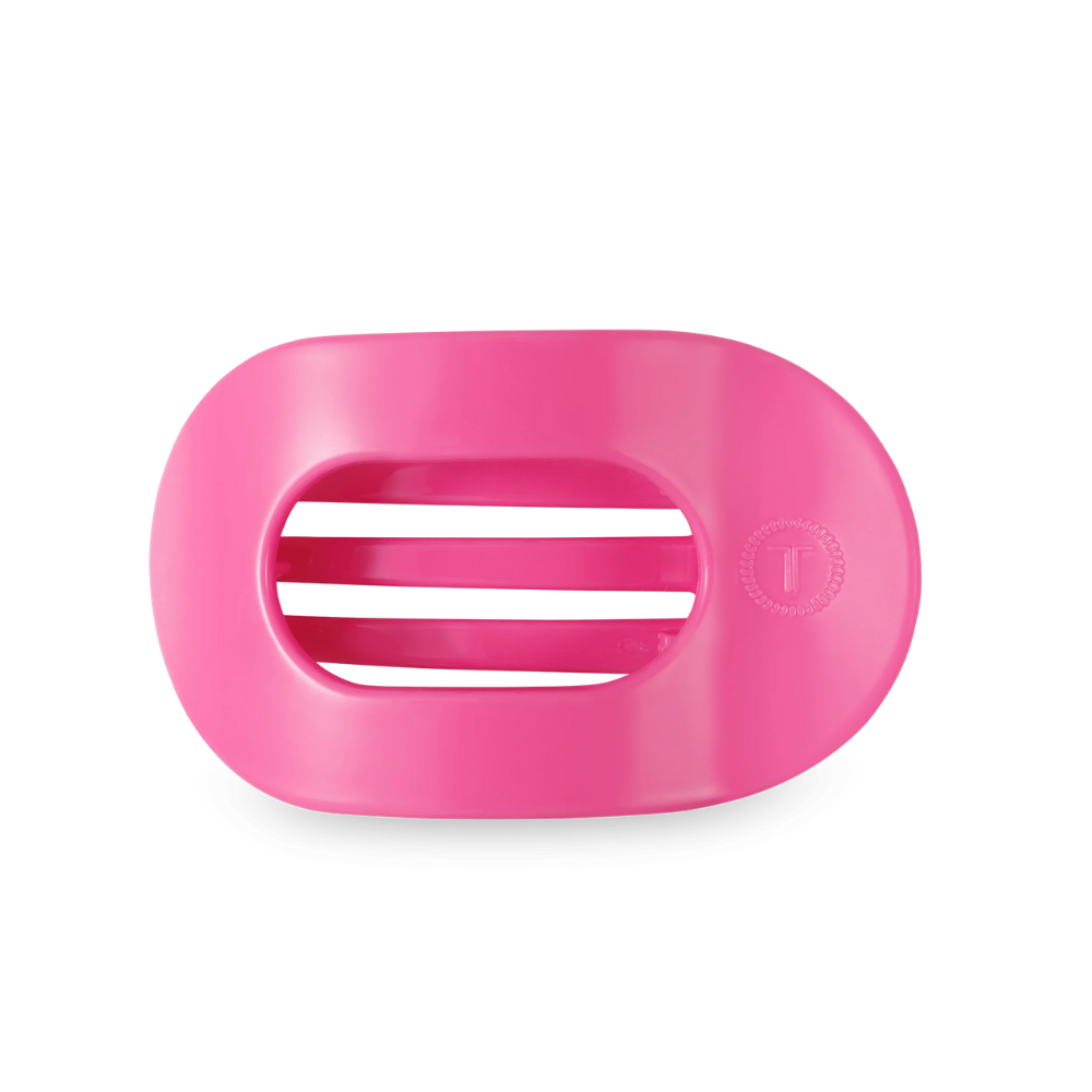 Flat Round Paradise Pink Hair Clip