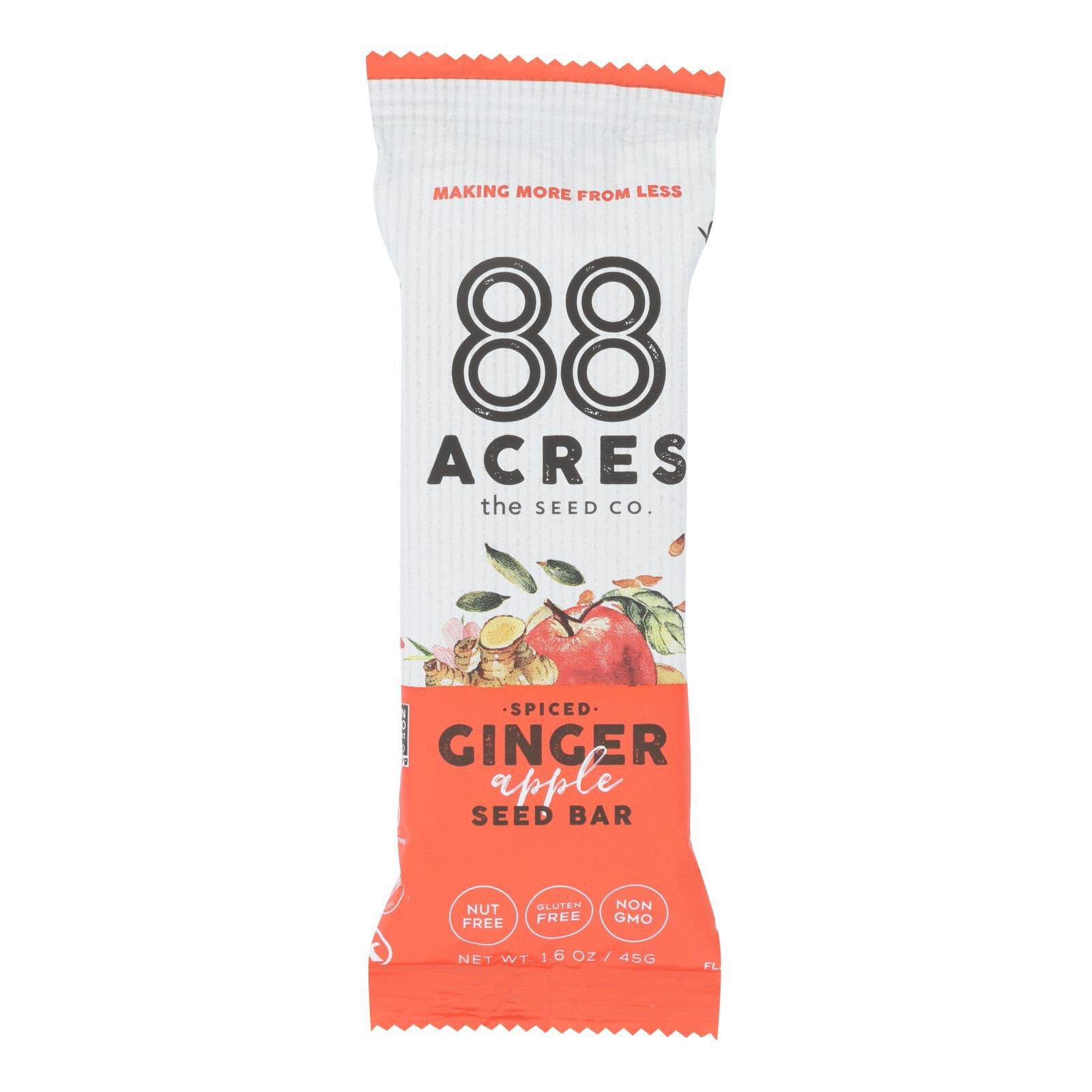 Apple And Ginger Bars - Case Of 9 - 1.6 Oz Each