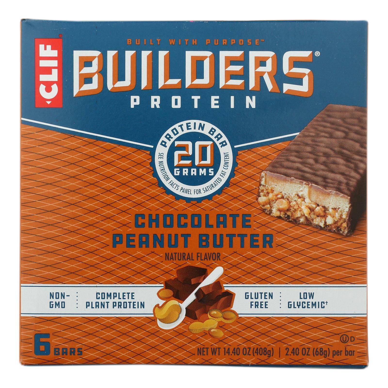 Chocolate Peanut Butter Bar Case of 6 - 6/2.4 oz