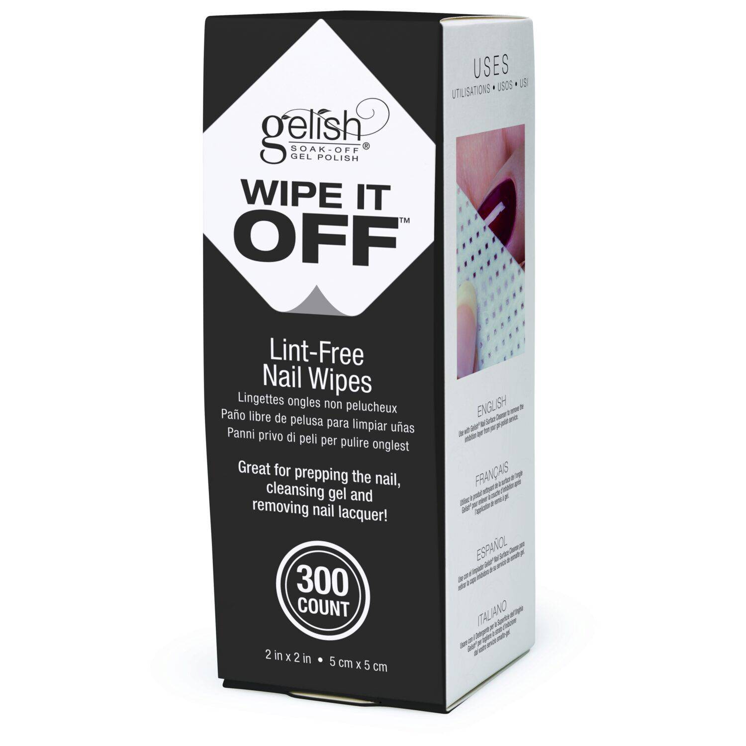 Wipe It Off Lint-Free Nail Wipes (300 ct)