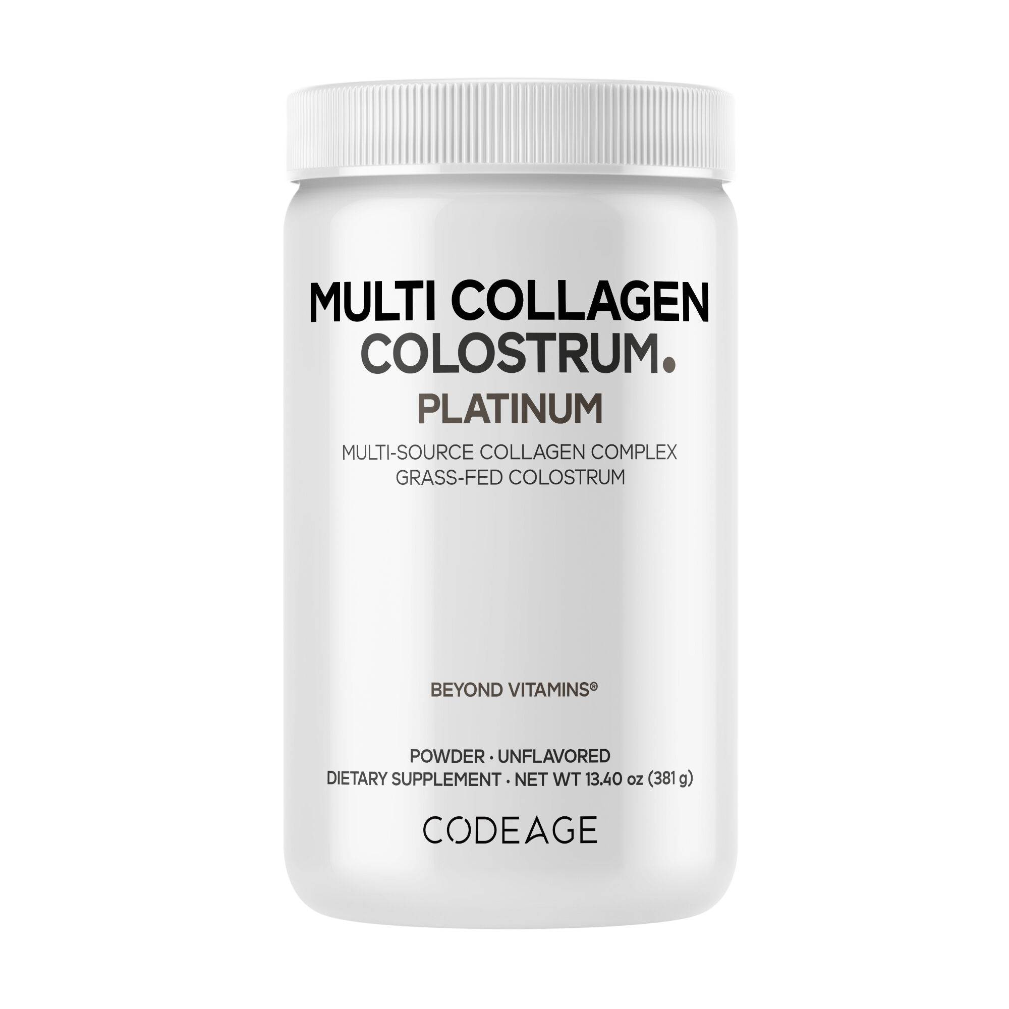 Multi Collagen Colostrum Powder Platinum - Vitamin C, Biotin