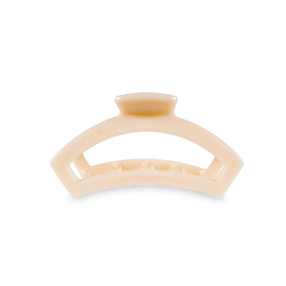 Open Almond Beige Hair Clip