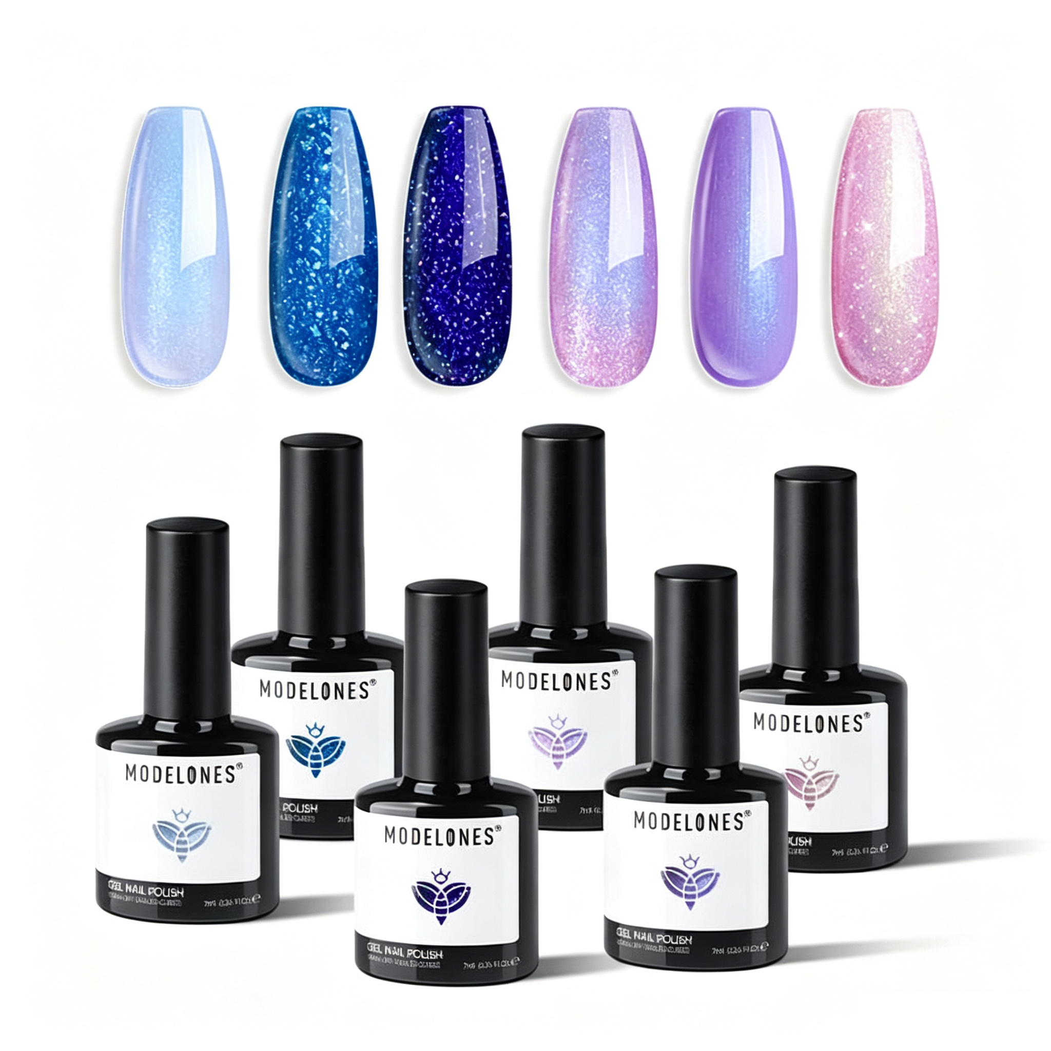 6 Shades Gel Nail Polish Set