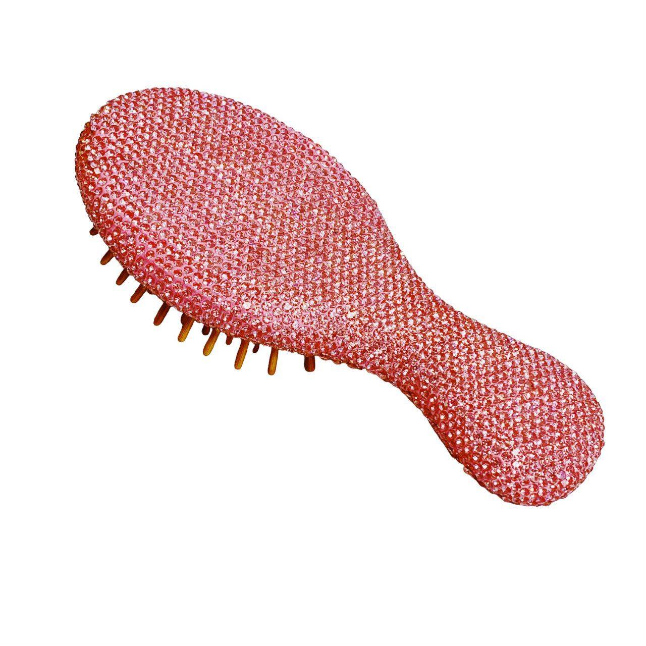 Women's Barbie-Inspired Rhinestone Hair Brush
