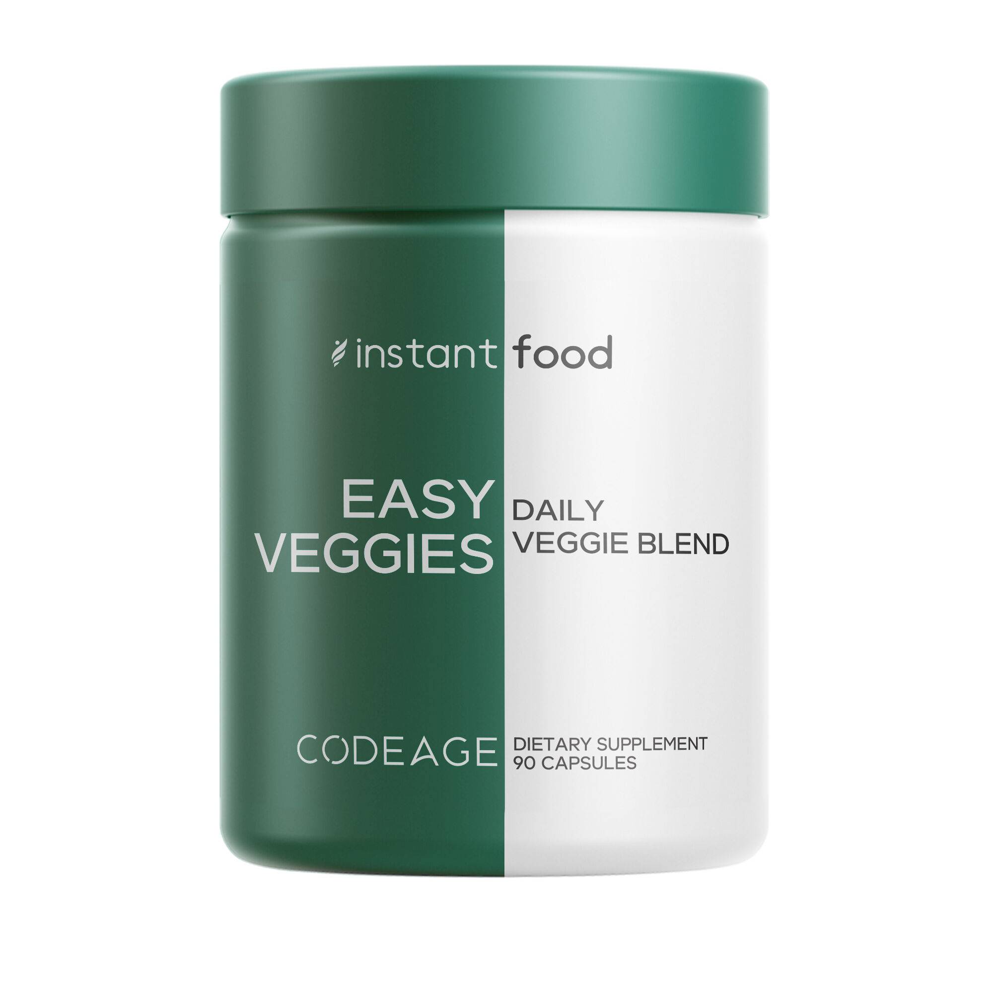 Instantfood Easy Veggies All-in-One Daily Vegan Blend Supplement Caps