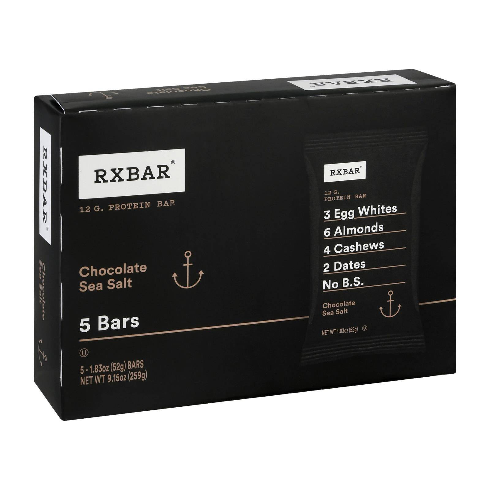 Chocolate Sea Salt Protein Bars - Case Of 6, 5 Bars At 1.83 Oz