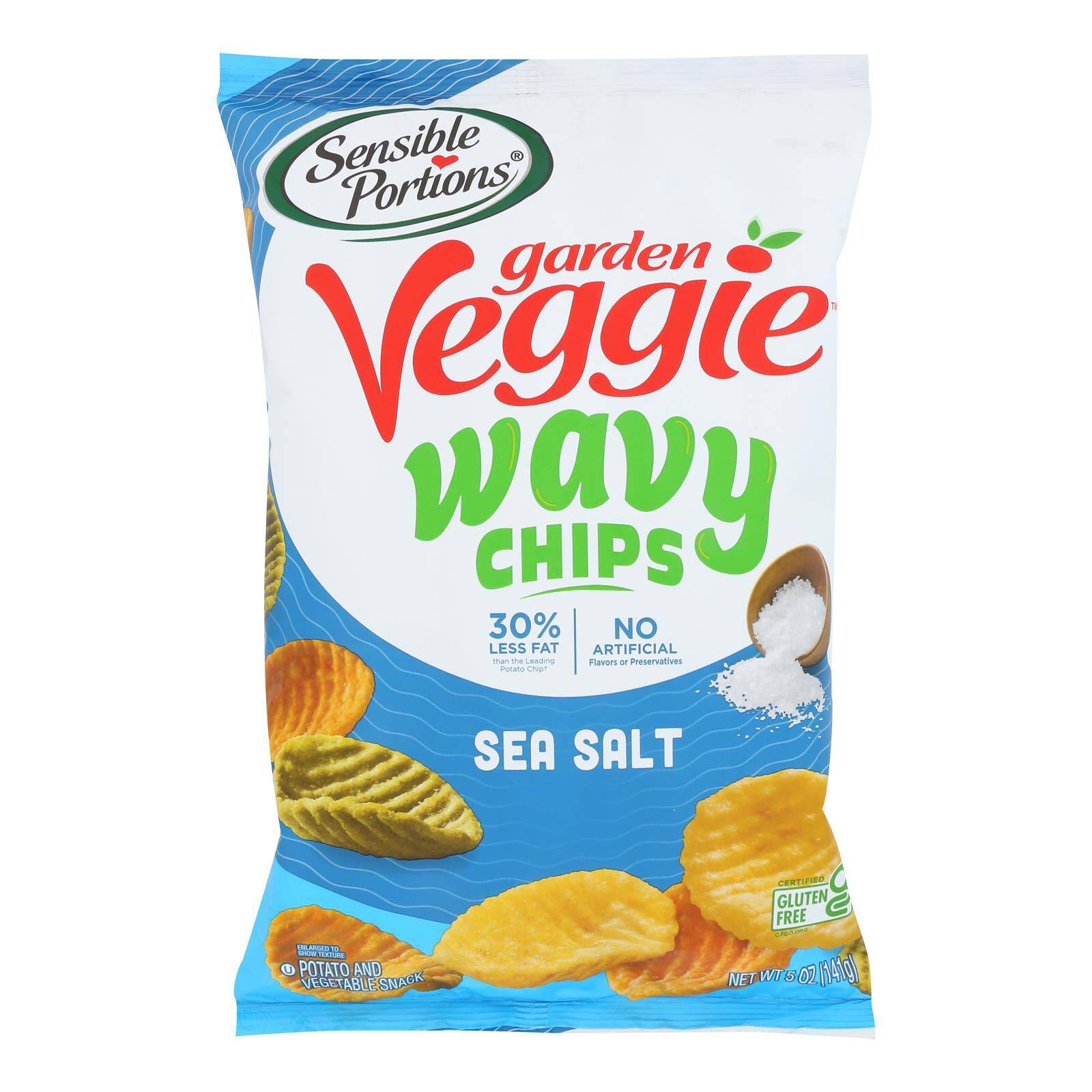Sea Salt Veggie Chips - Case Of 12, 5 Oz