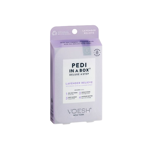 Pedi in a Box Deluxe 4 Step Lavender Relieve