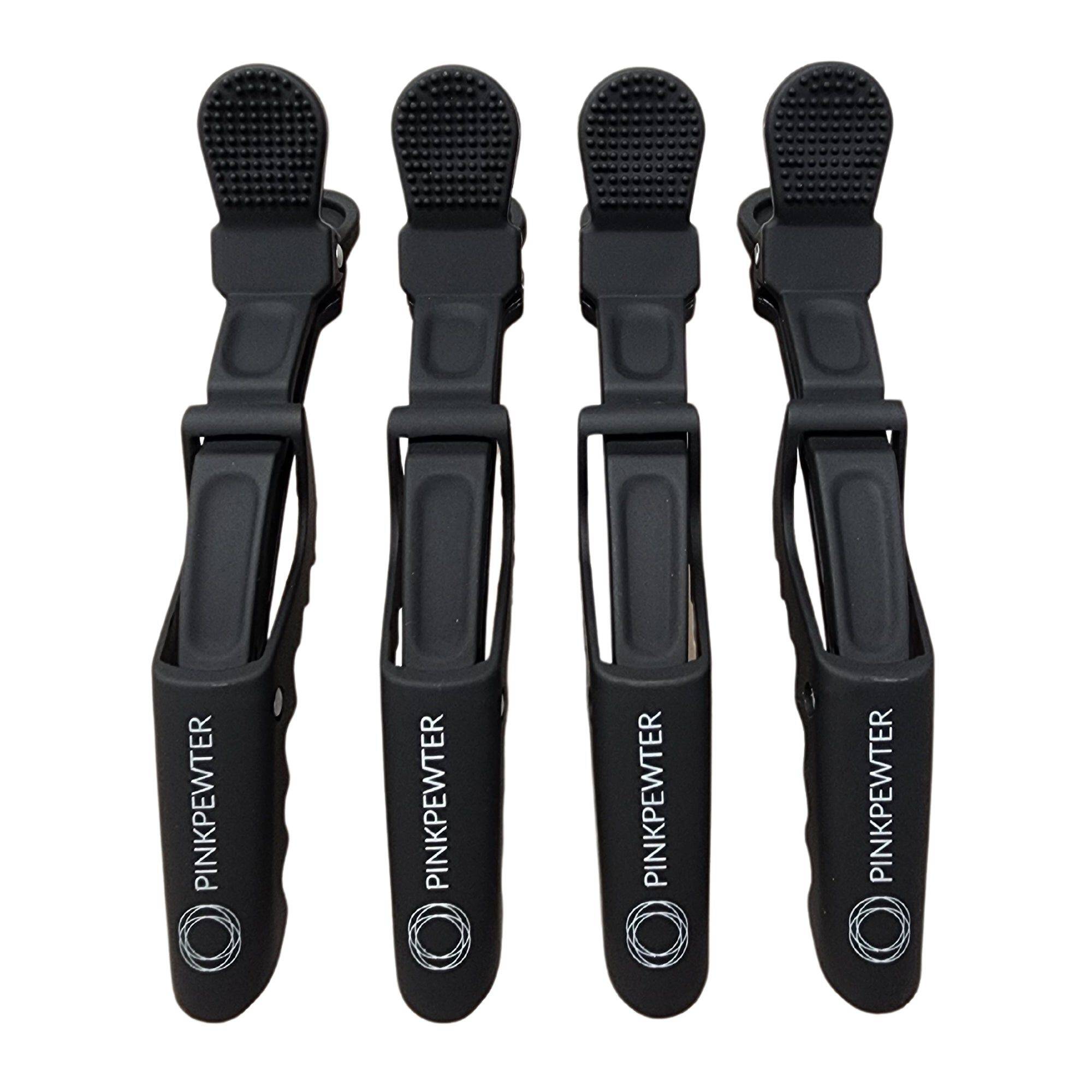 Professional Crocodile Grip No-Slip Sectioning Clips - 4pc