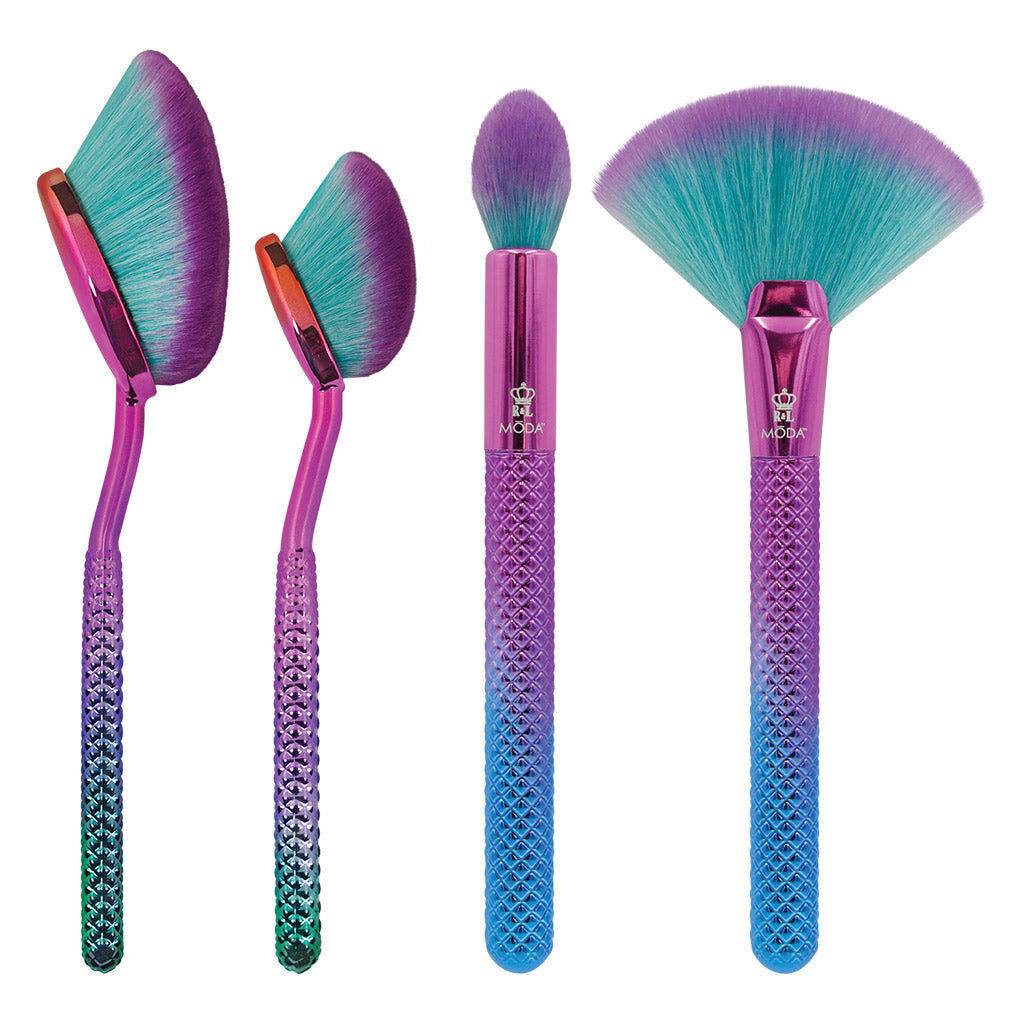 Prismatic 4pc Precision Powder Makeup Brush Kit