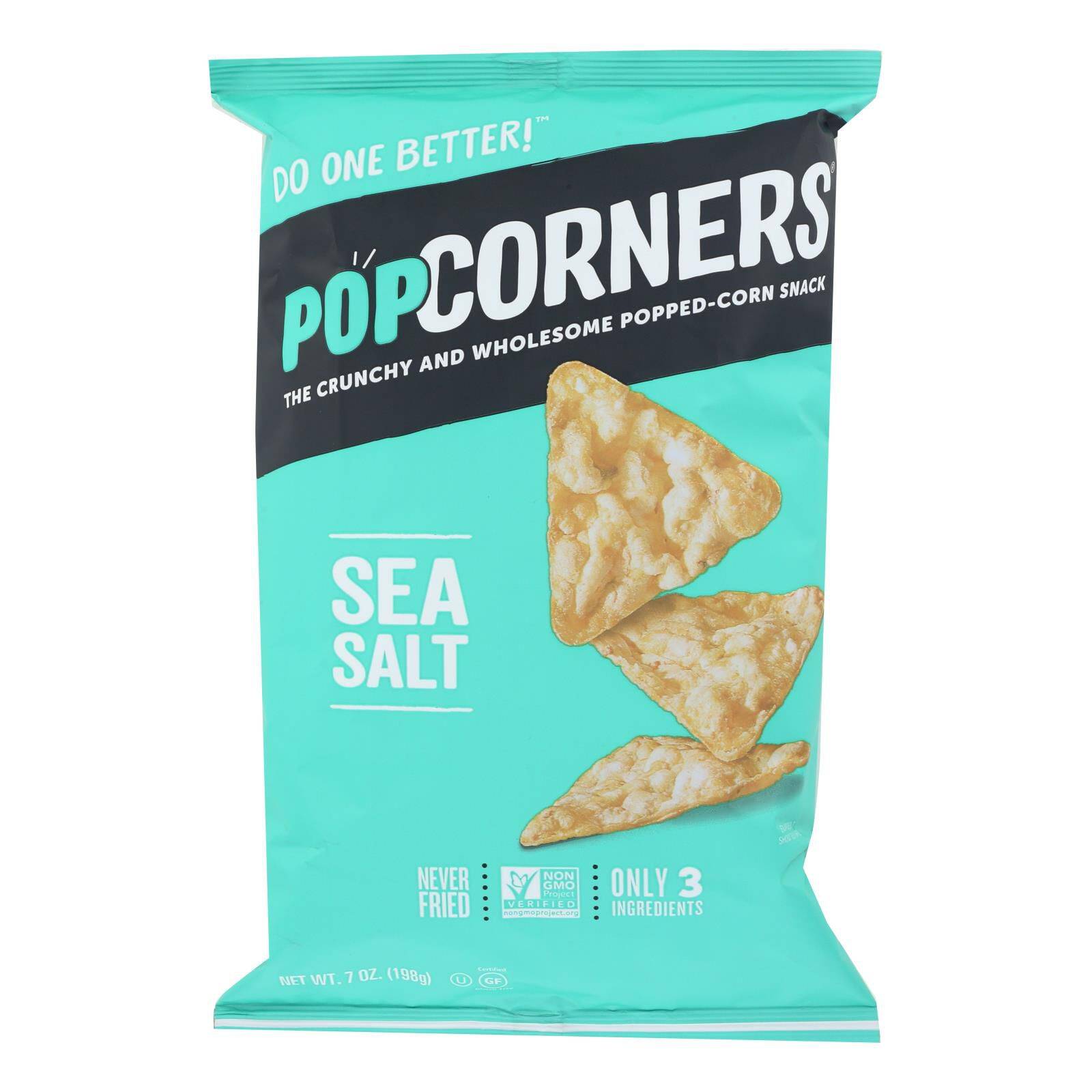 Little Rebellion Sea Salt Of The Earth Chips - Case Of 12, 7 Oz