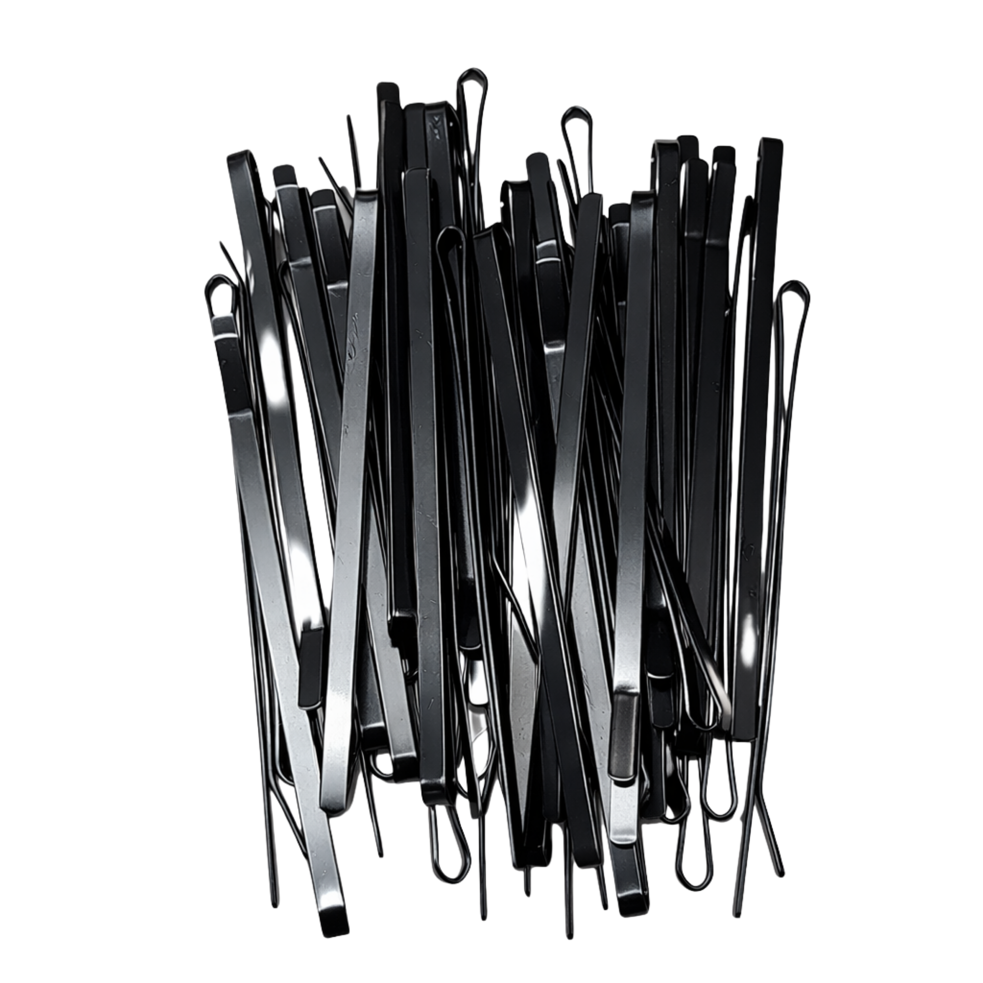 Professional Flat Metal Styling Bobby Pins - 40pc Pack