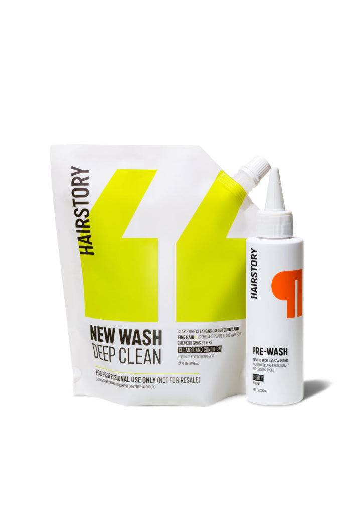New Wash Method for Oily Hair 8oz Pre-Wash and 32oz Deep Clean