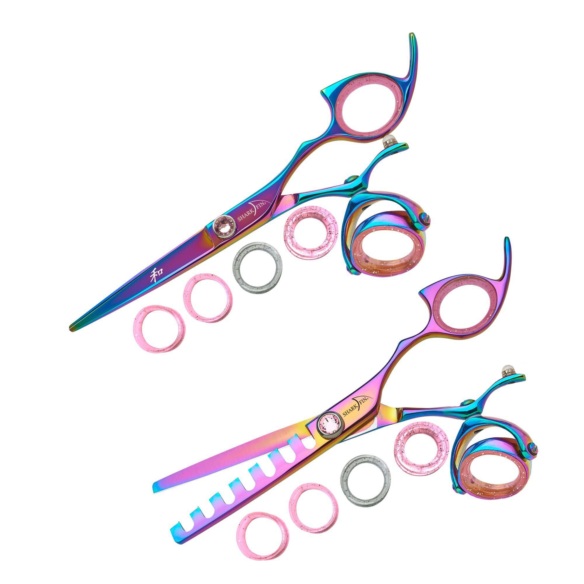 7 Tooth Chunker Rainbow Super Swivel + Cutting Shear Set