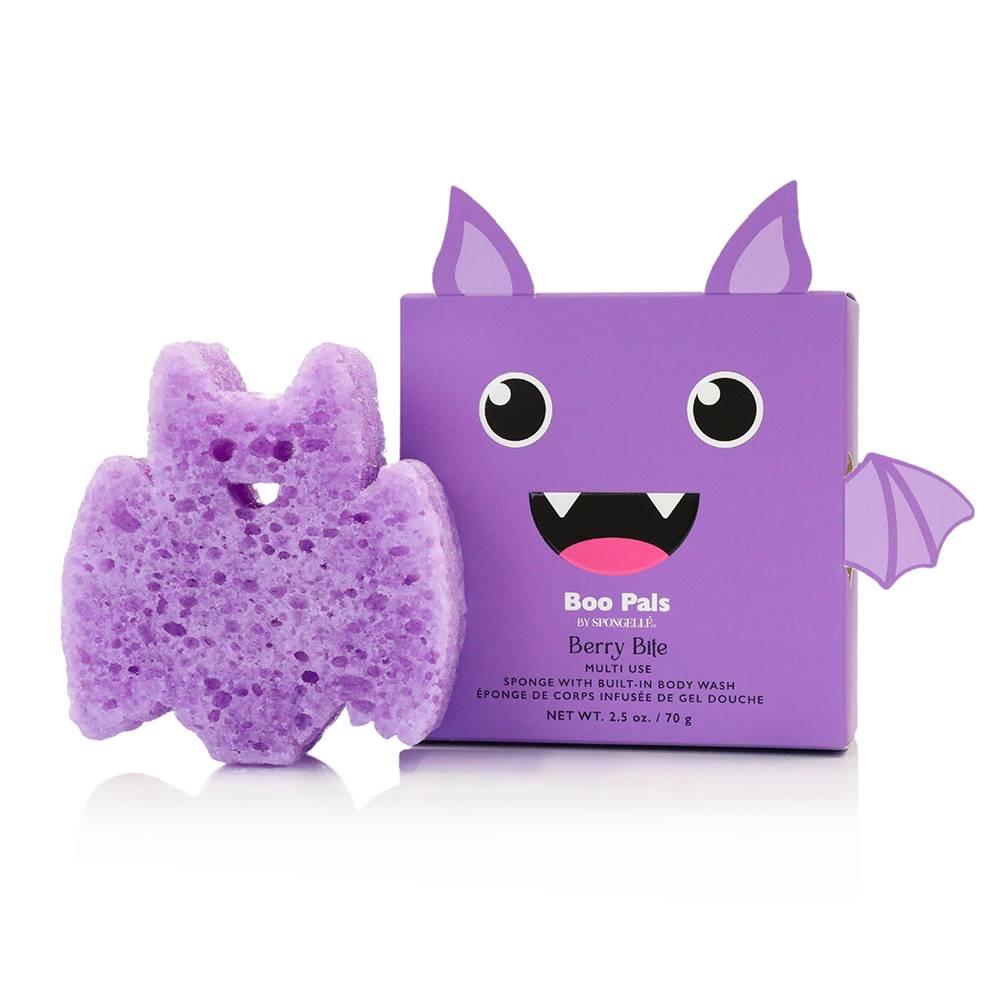 Boo Pals Body Wash Infused Buffer - Bat (Vanilla Bite)