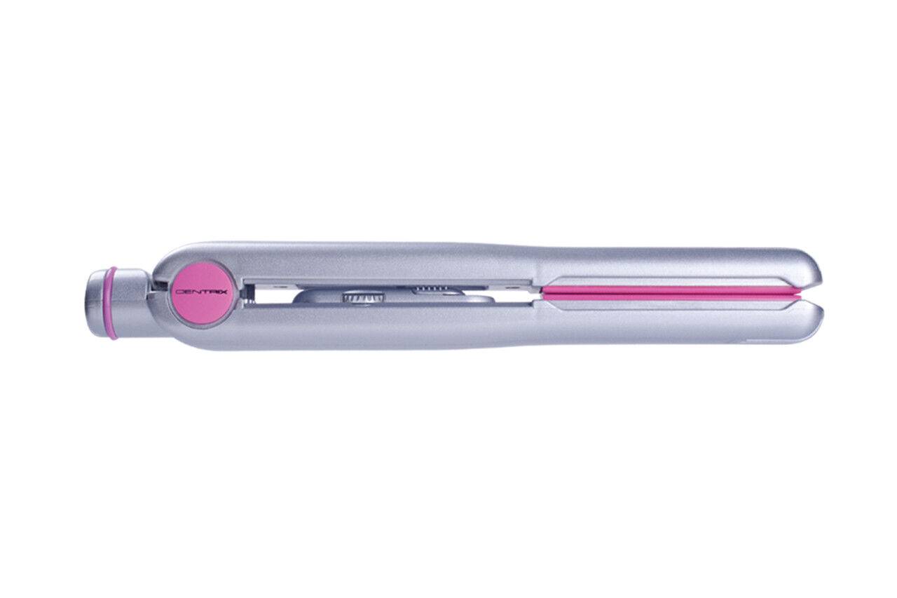 Pink Ceramic Styling Iron with Travel Case