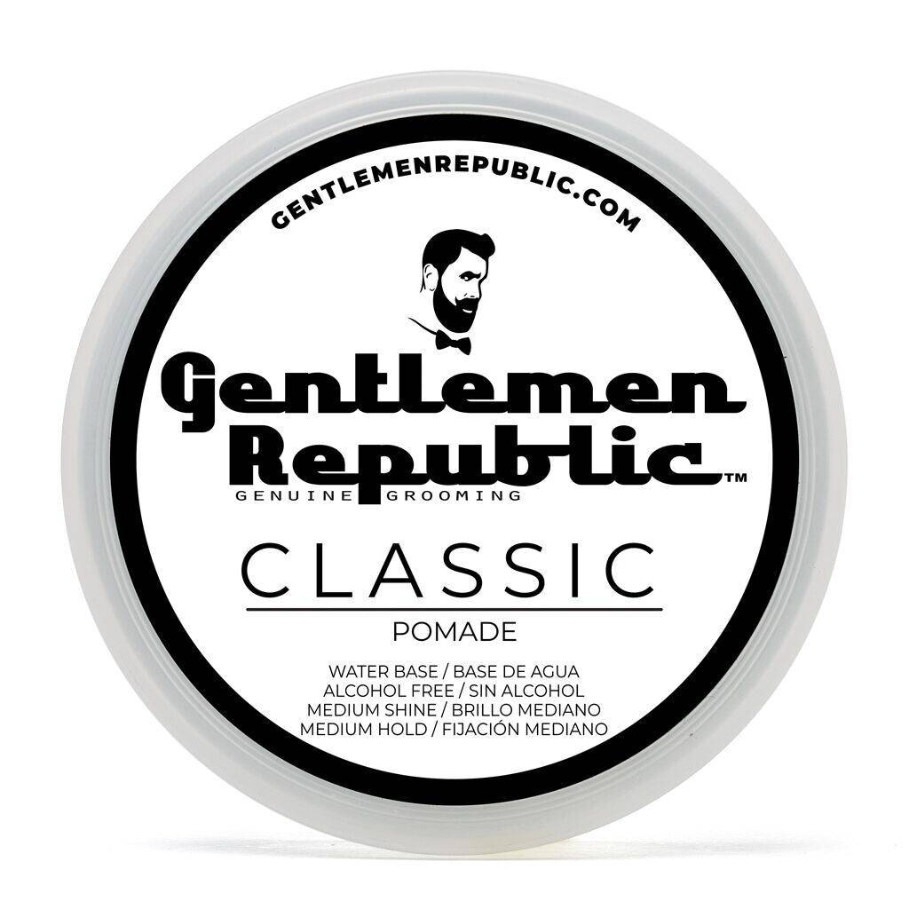 Classic Pomade - Medium Hold & Shine, Water Soluble, No Beezwax