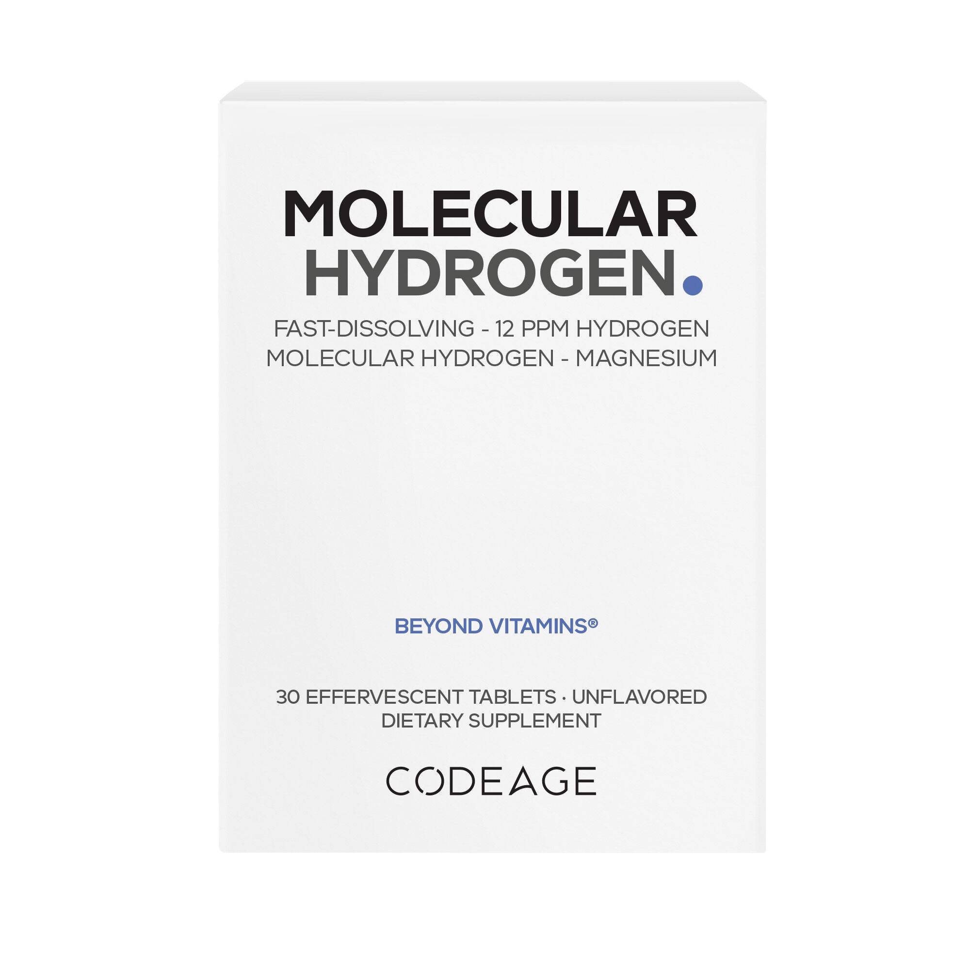 Molecular Hydrogen Supplement - Hydrogen Water Tablets - Vegan