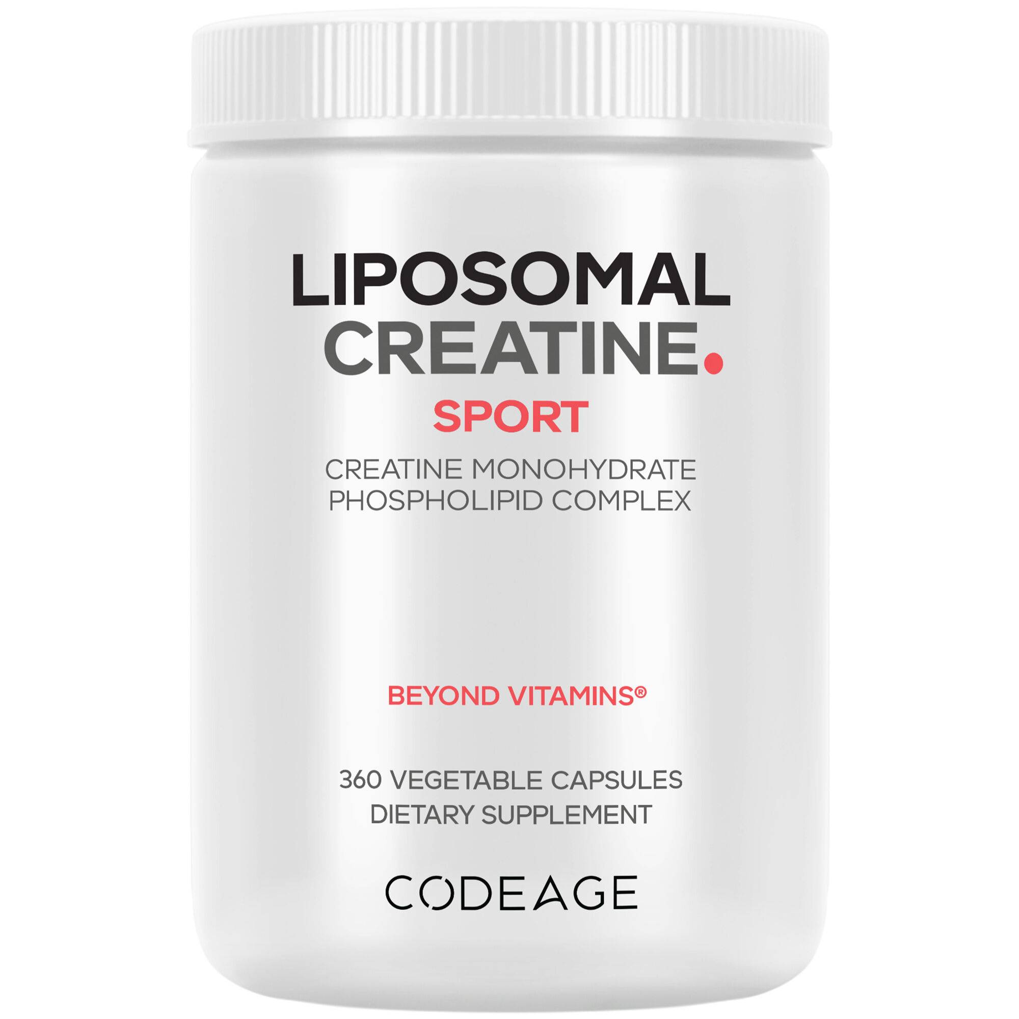 Liposomal Creatine Monohydrate Supplement - Creatinine Nutrition