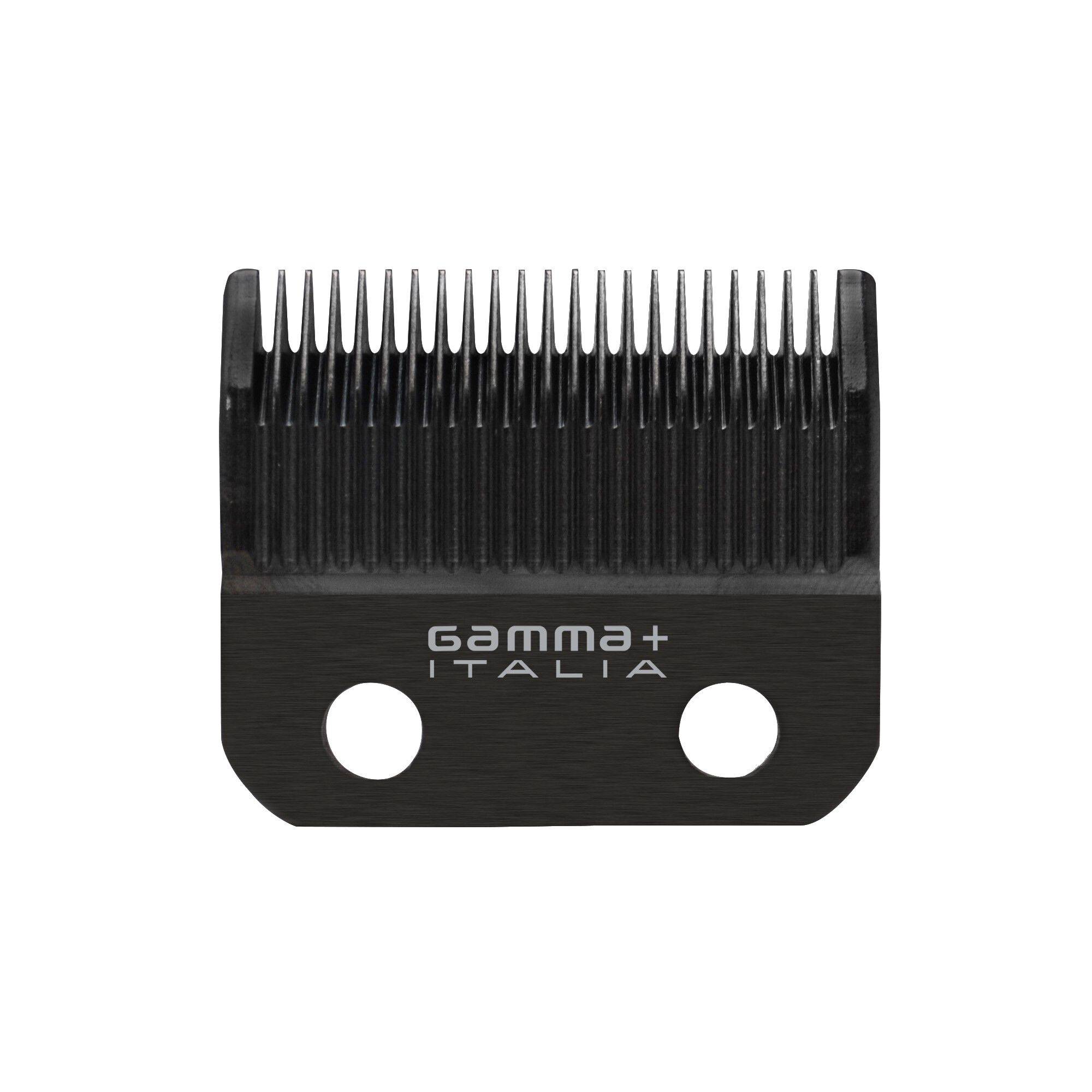 Replacement Clipper Blade Set Fixed Black Taper with Gold Deep Tooth