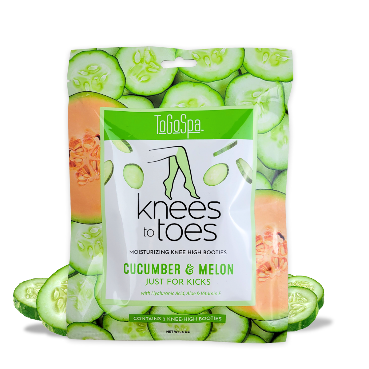 Cucumber & Melon Knees to Toes - Foot Mask