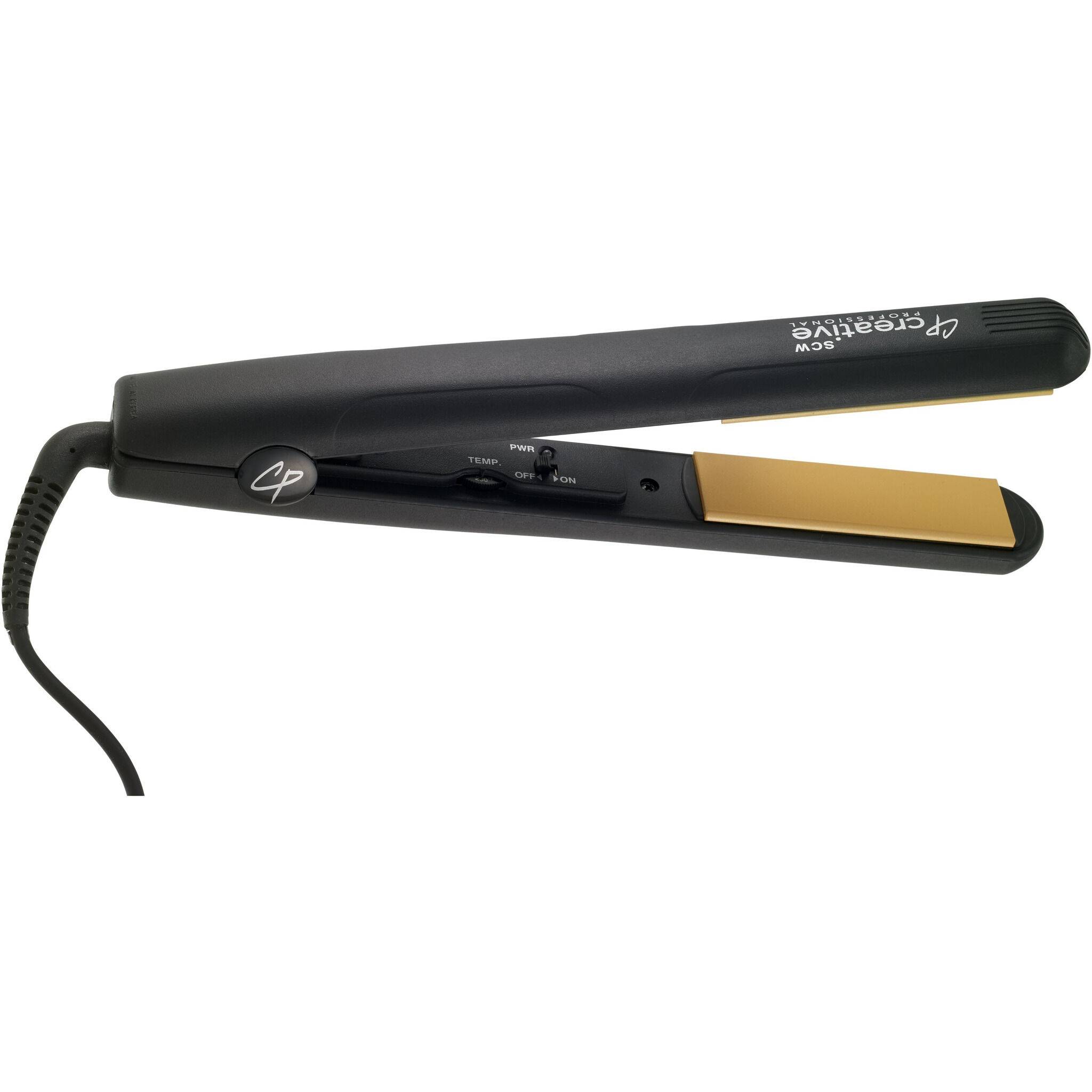 SCW 1'' Styling Iron with Yellow Plate