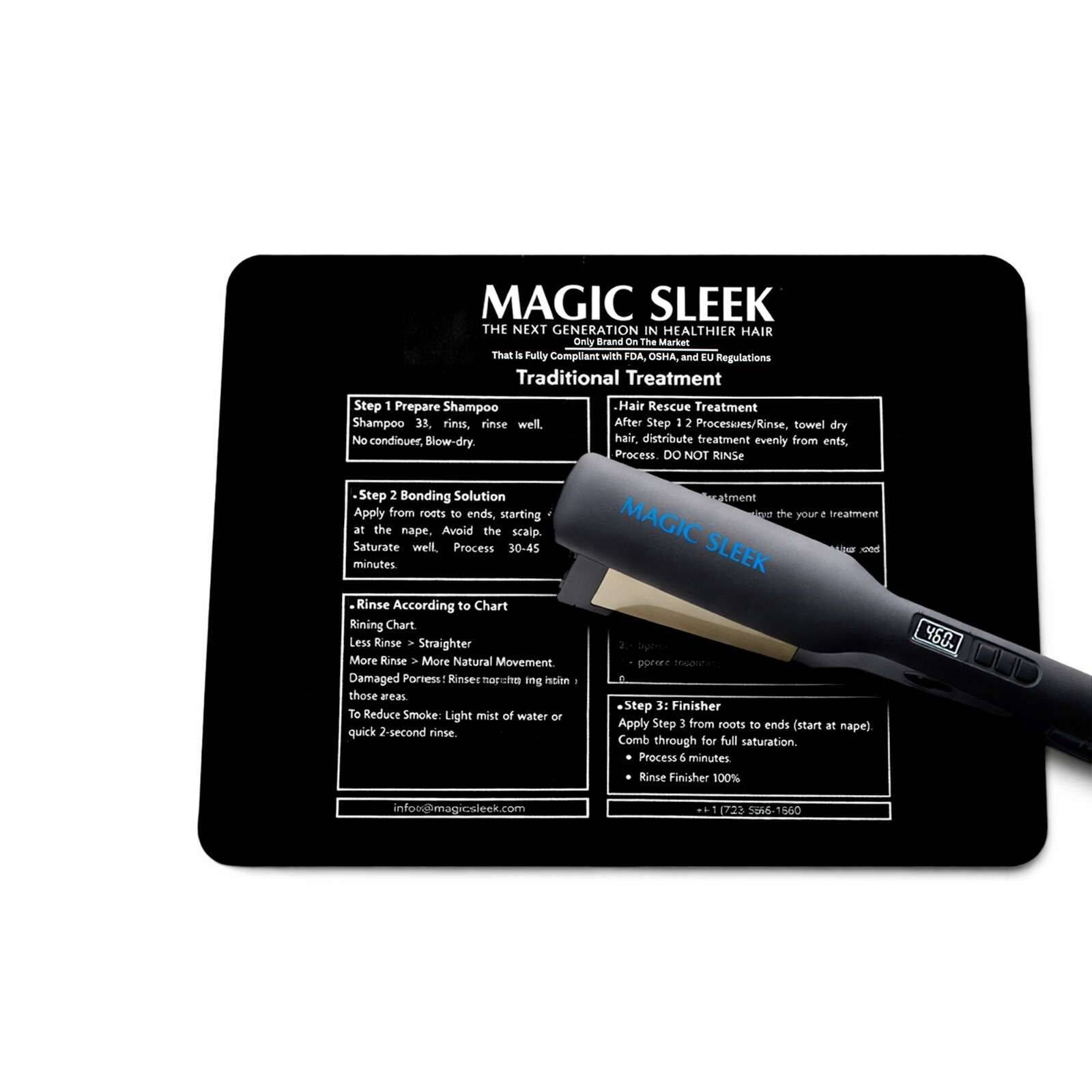 Magic Sleek Protective Heat Resistant Silicone Mat | Salon Heat Mat