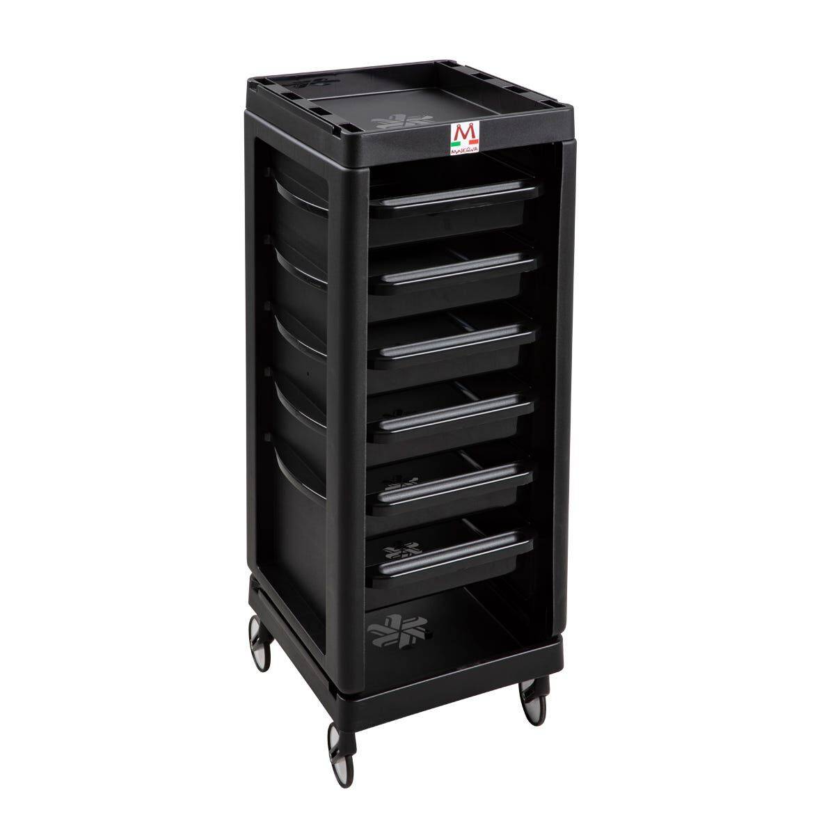 Sorrento Salon Trolley in Black - Made in Italy