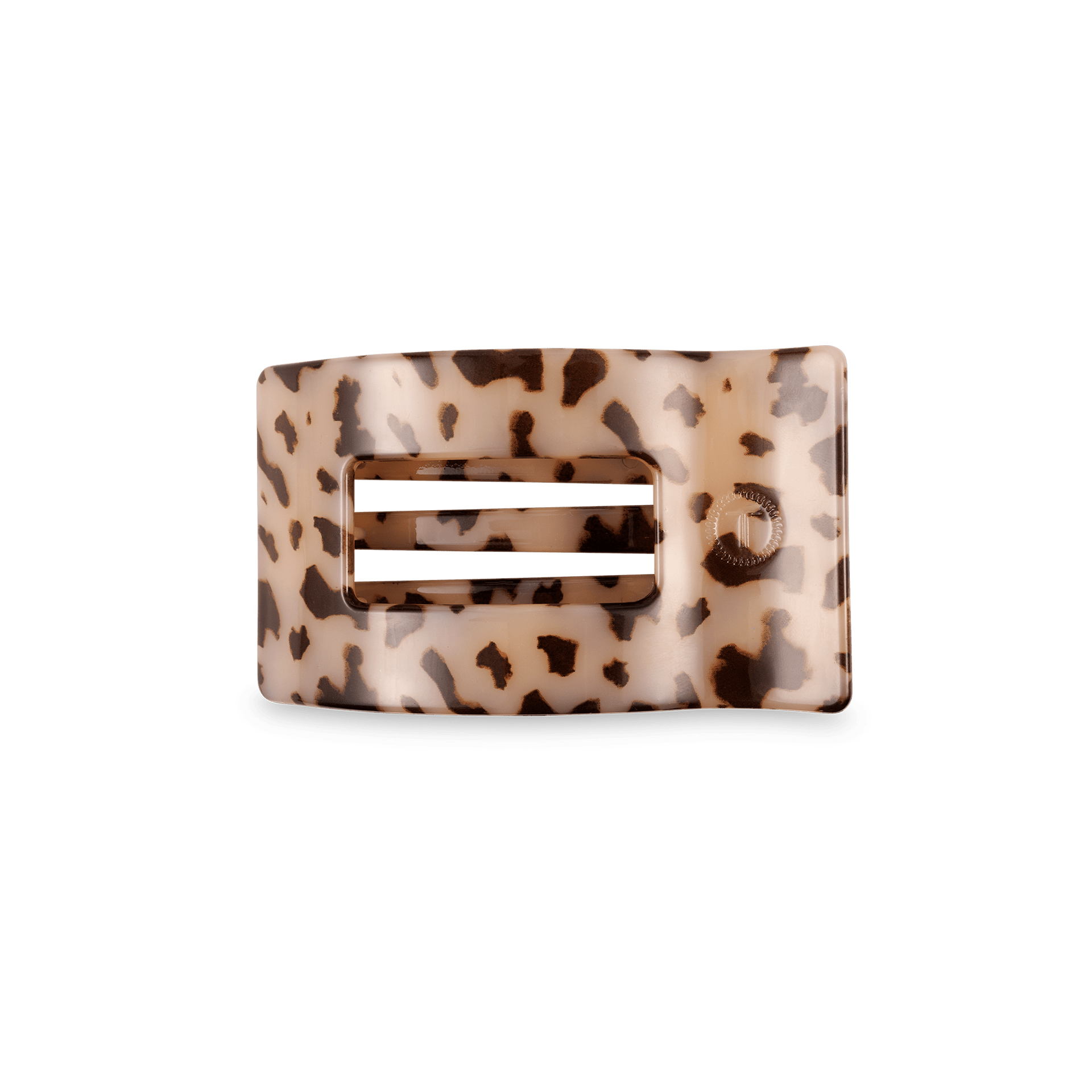 Blonde Tortoise Flat Rectangle Hair Clip