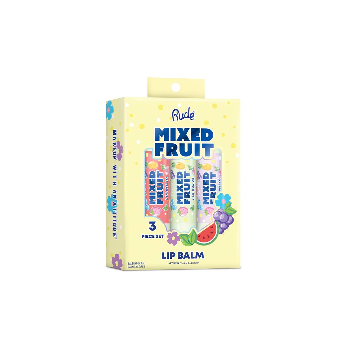 Mixed Fruit Lip Balm Trio Set