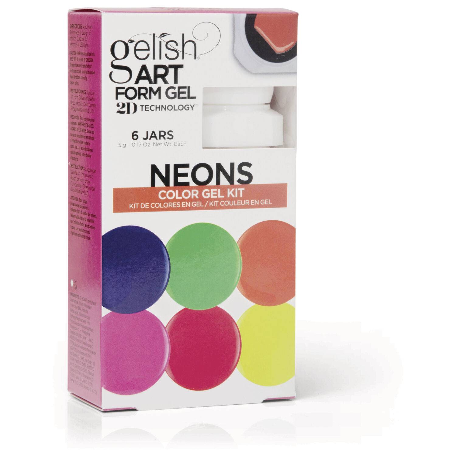 Art Form Gel Neon Color Gel Kit