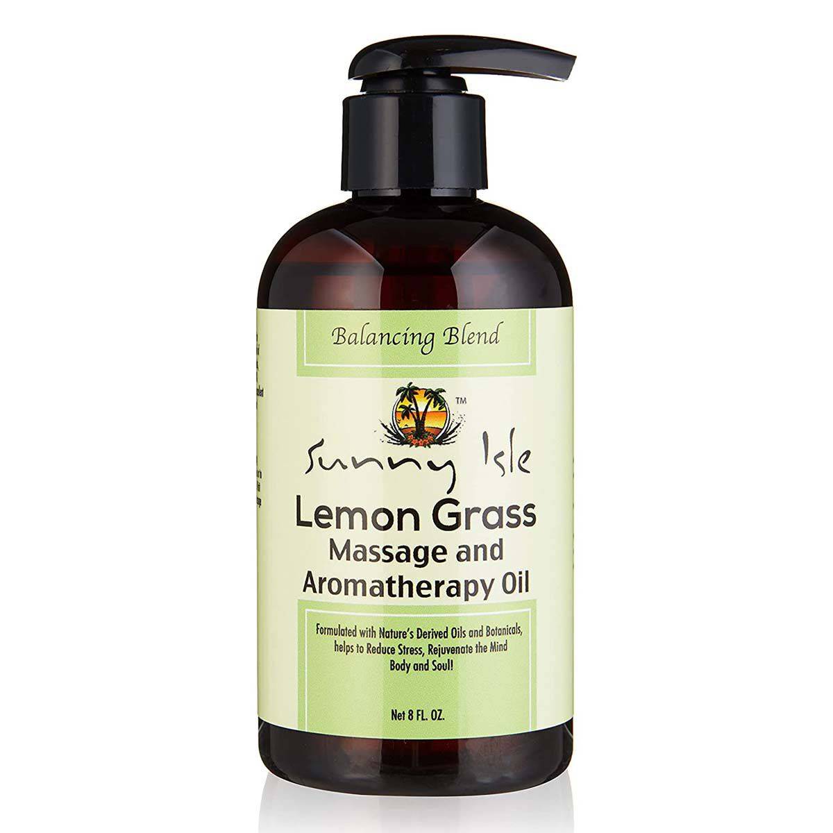 Lemongrass Massage and Aromatherapy Oil - 8 oz