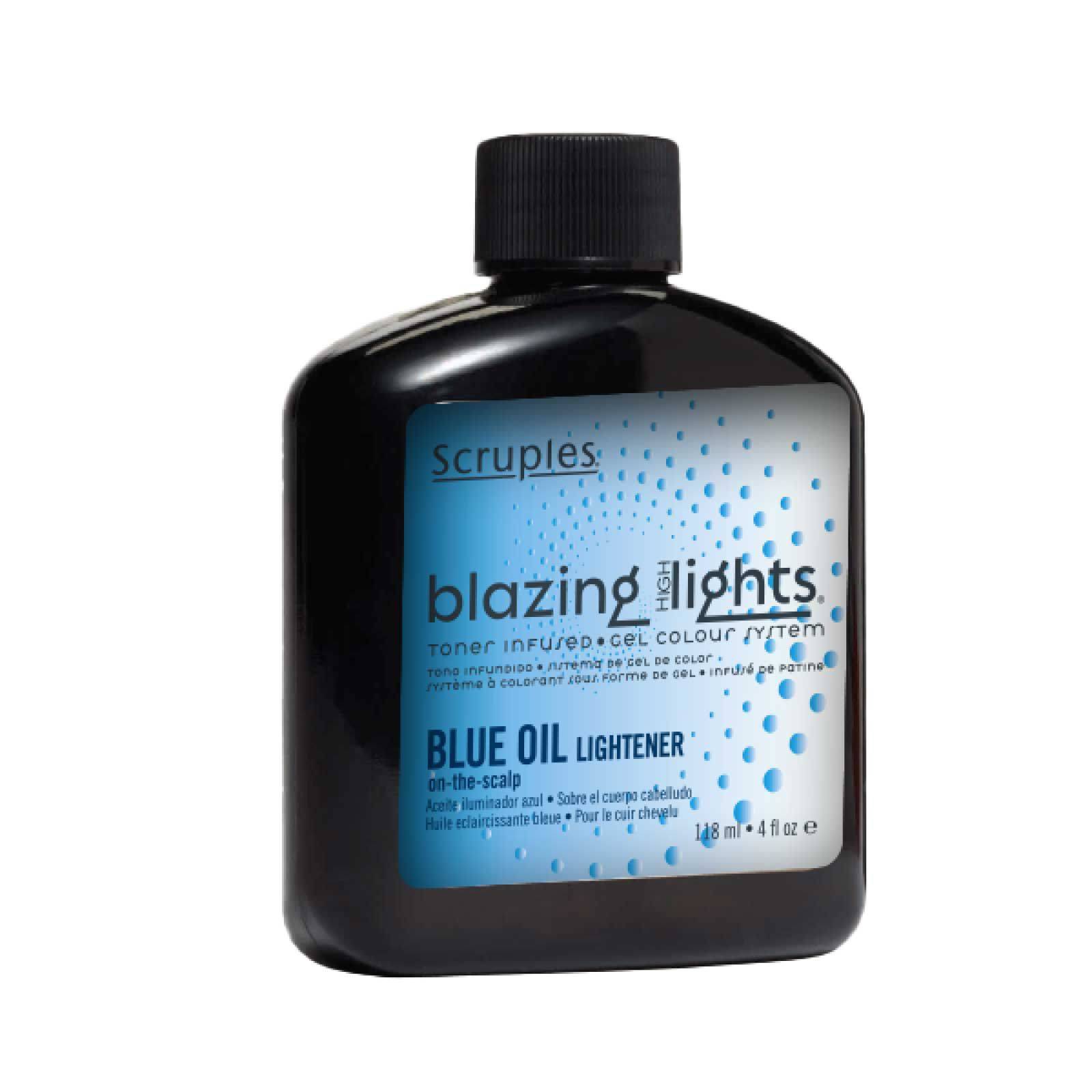 Blazing Highlights Toner Infused Gel Color Blue Oil Lightener