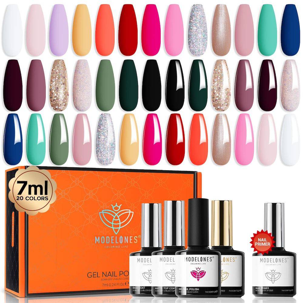 20 Shades Gel Nail Polish Set - Spring Fling