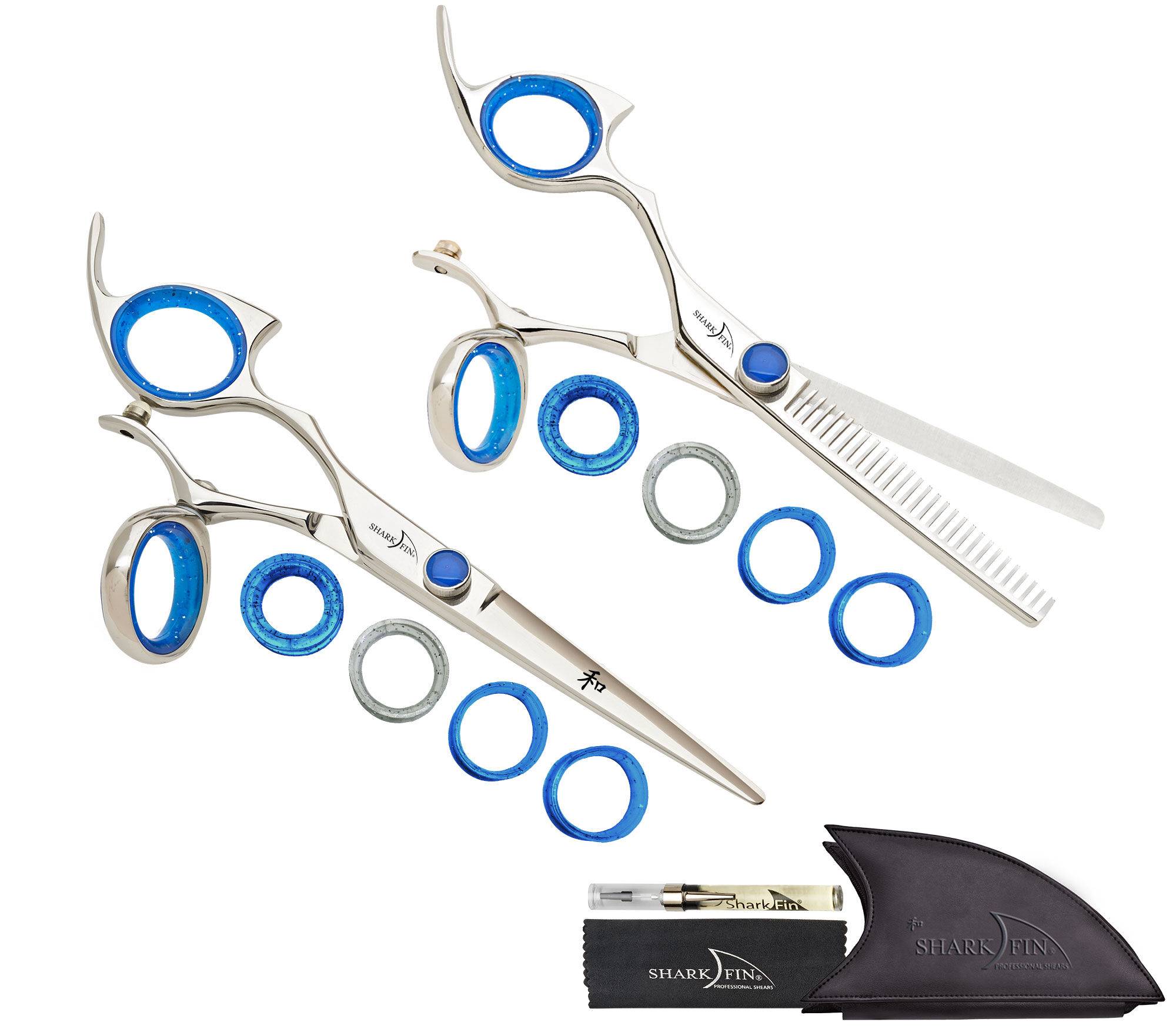 28 Tooth Thinner Swivel Stainless + Cutting Shear Set