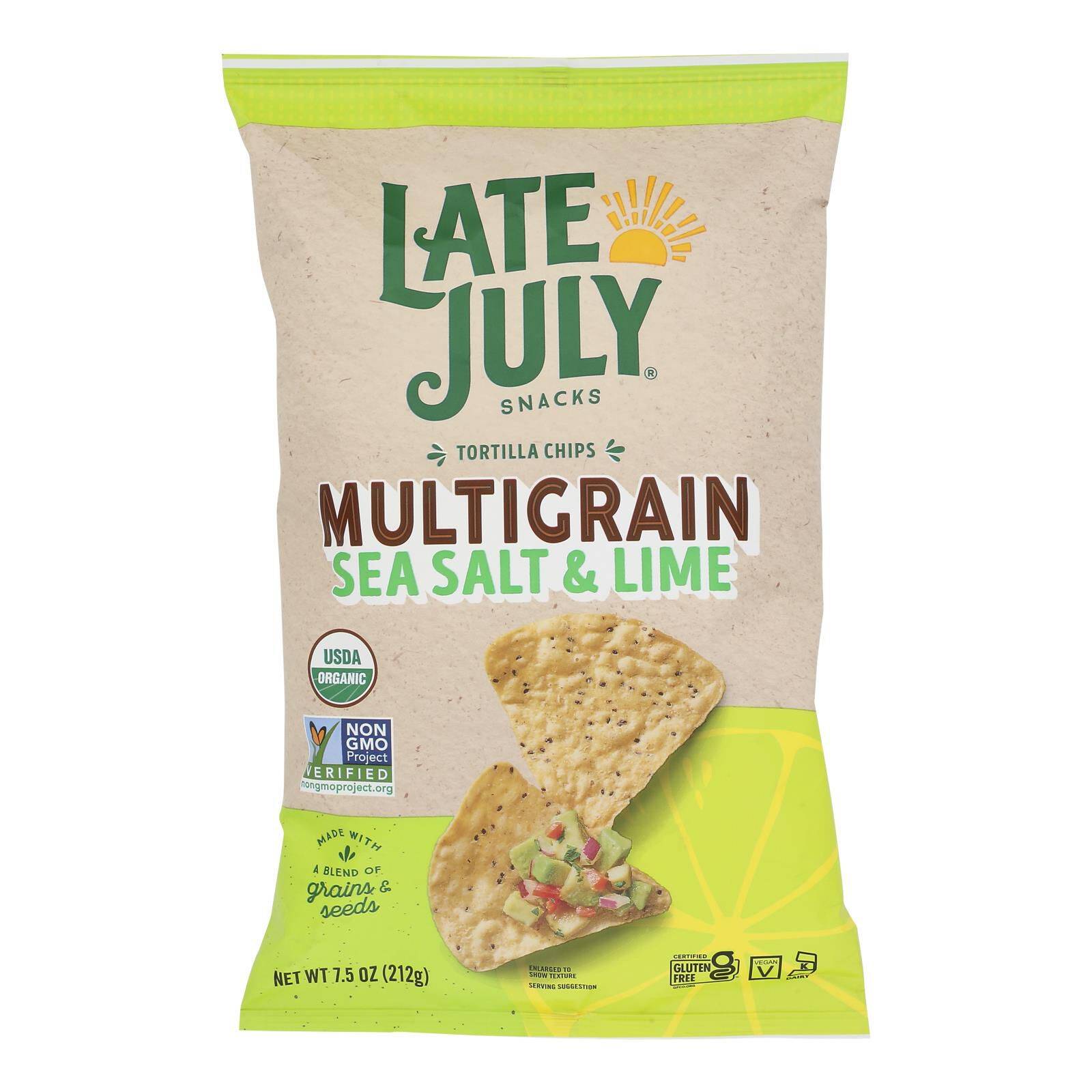Multigrain Tortilla Chips - Case Of 12, 7.5 Oz