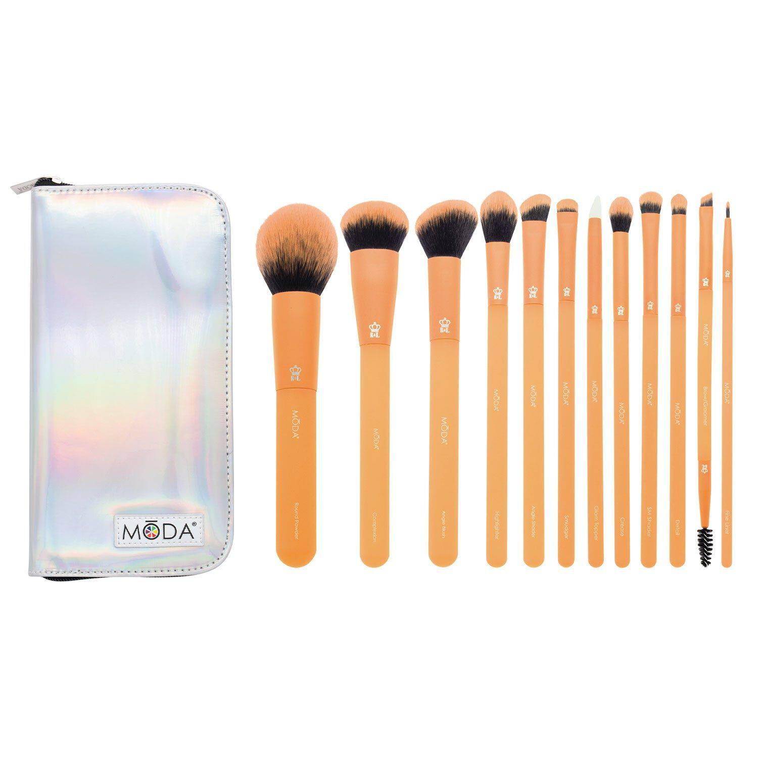 Totally Electric Full Face 13pc Makeup Brush Kit